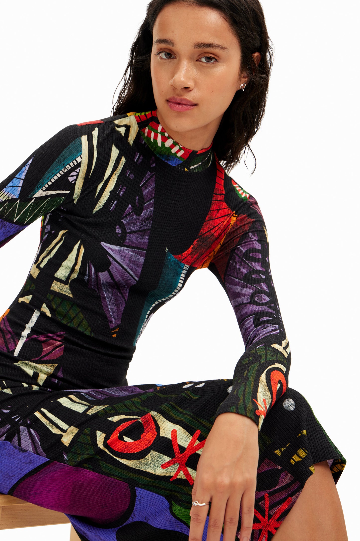 Arty midi dress