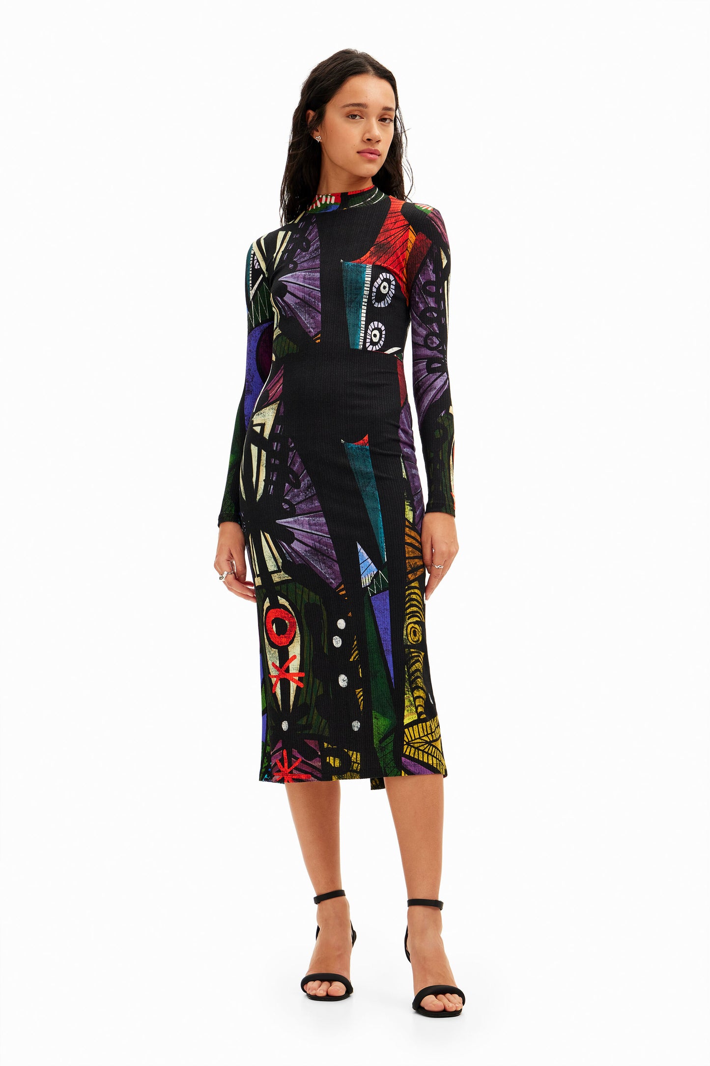 Arty midi dress