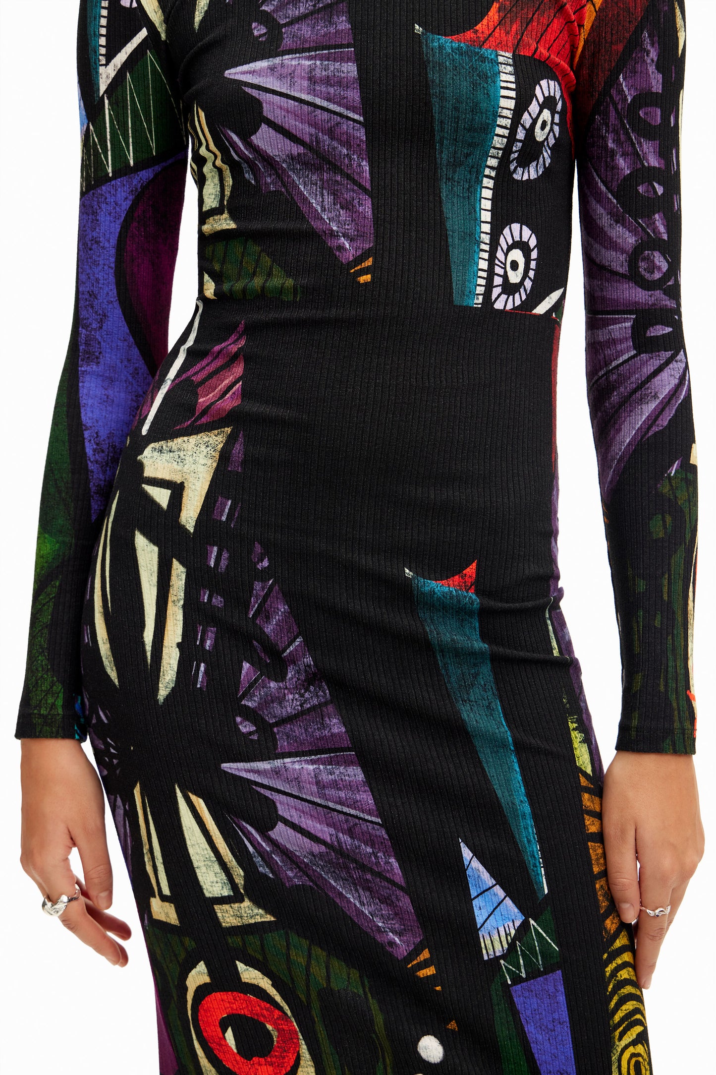 Arty midi dress