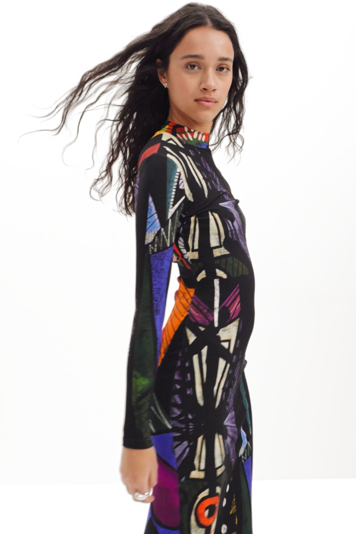 Arty midi dress