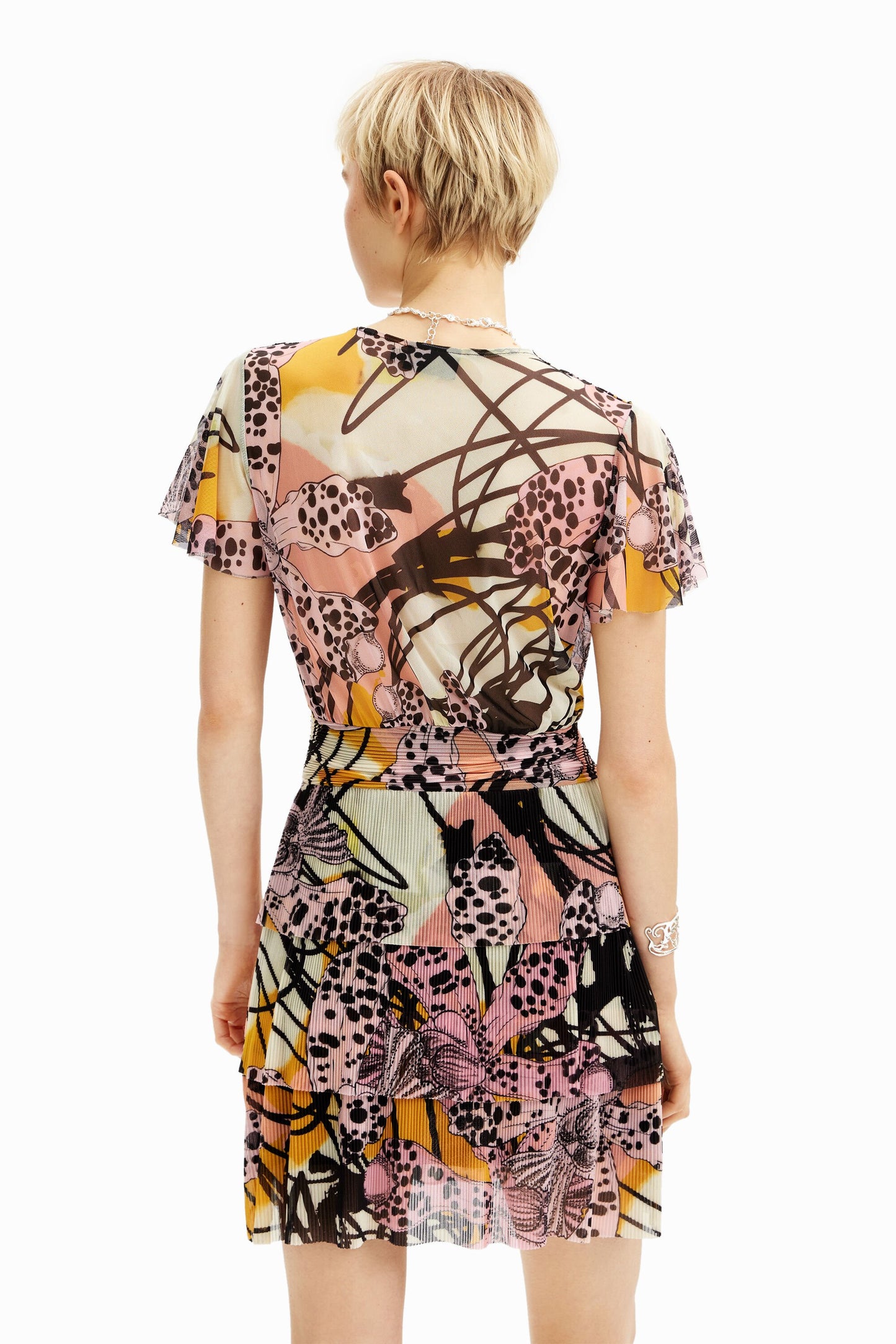 Orchid mini dress