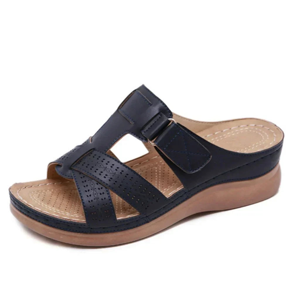 🔥Letzter Tag 60 % Rabatt🔥 – Edle, bequeme Vintage-Sandalen mit offener Zehenpartie