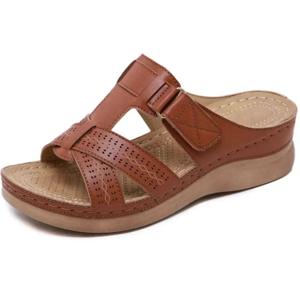 🔥Letzter Tag 60 % Rabatt🔥 – Edle, bequeme Vintage-Sandalen mit offener Zehenpartie