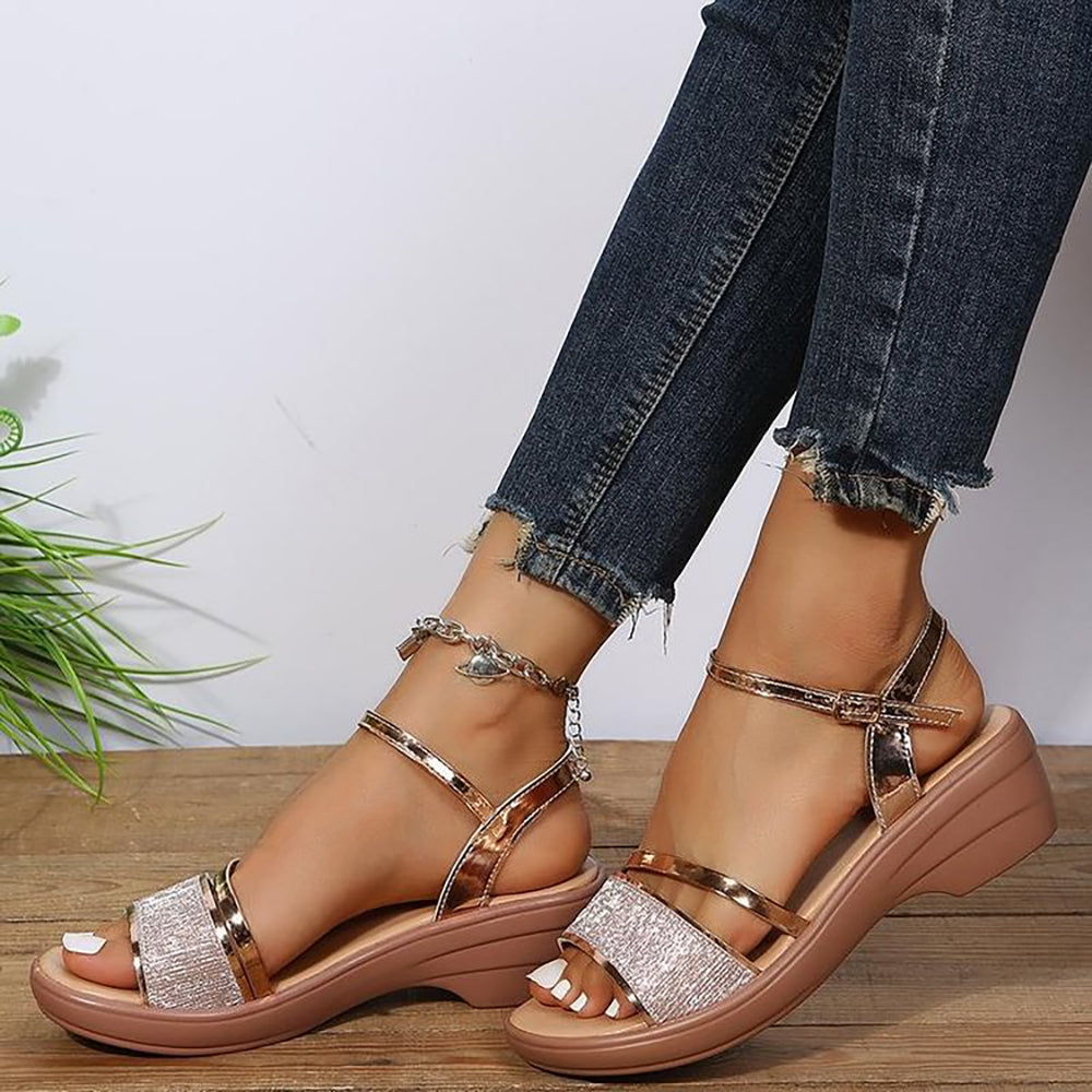 🔥LETZTER TAG 50% RABATT🔥NEUE ORTHOPÄDISCHE KEILSANDALEN FÜR DAMEN MIT OFFENER ZEHENPARTIE 2024