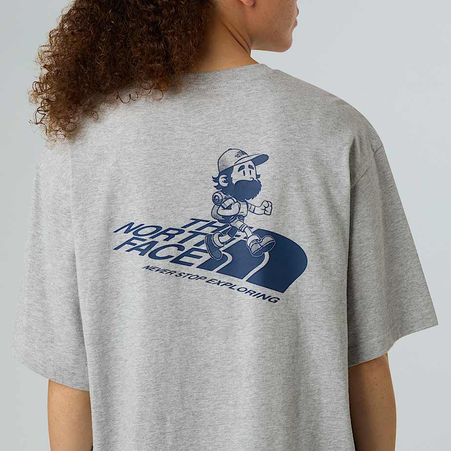 Unisex Run Graphic Relaxed T-Shirt