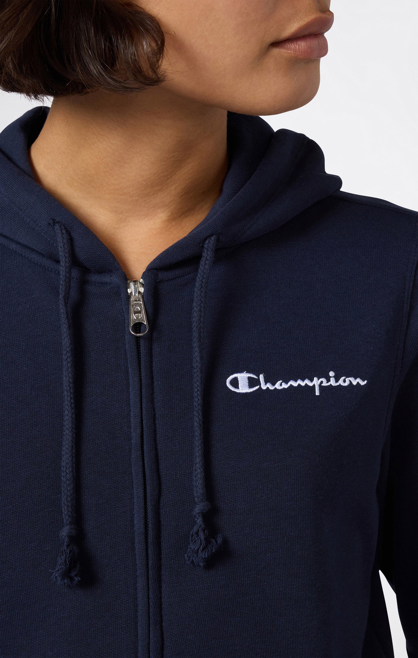 Damen-Kapuzenjacke mit Reißverschluss – Symbole