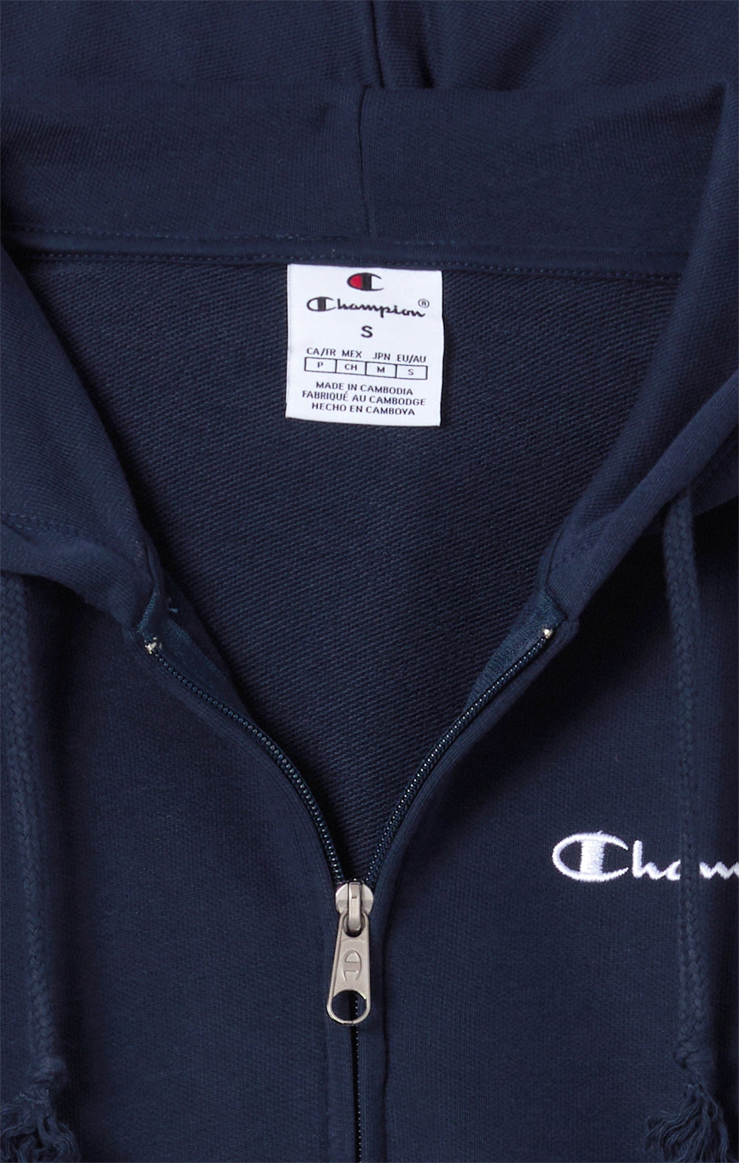 Damen-Kapuzenjacke mit Reißverschluss – Symbole