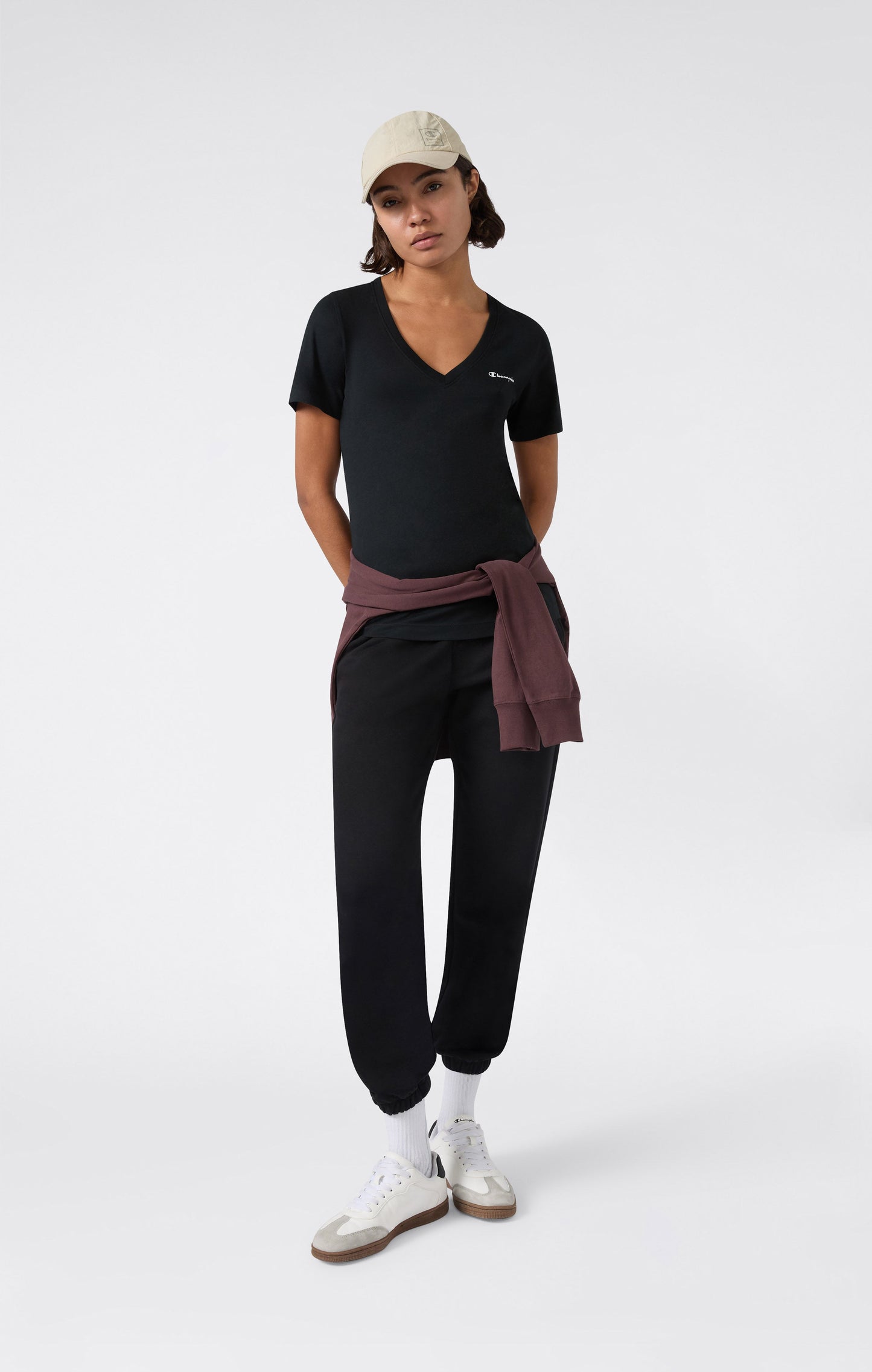 Women's V-Neck T-Shirt Icons