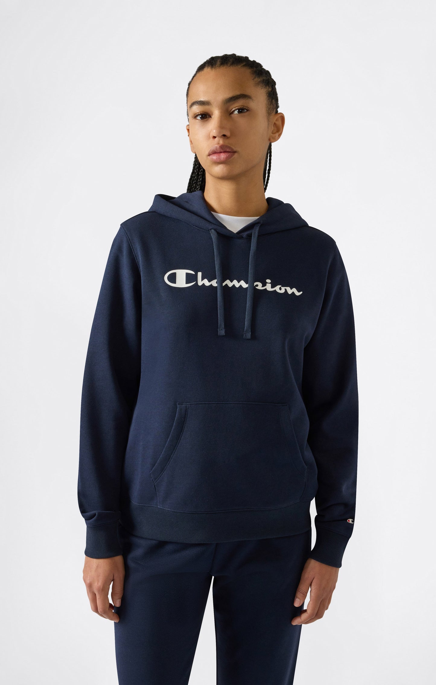 Lightweight Hoodie with Maxi Logo for Women