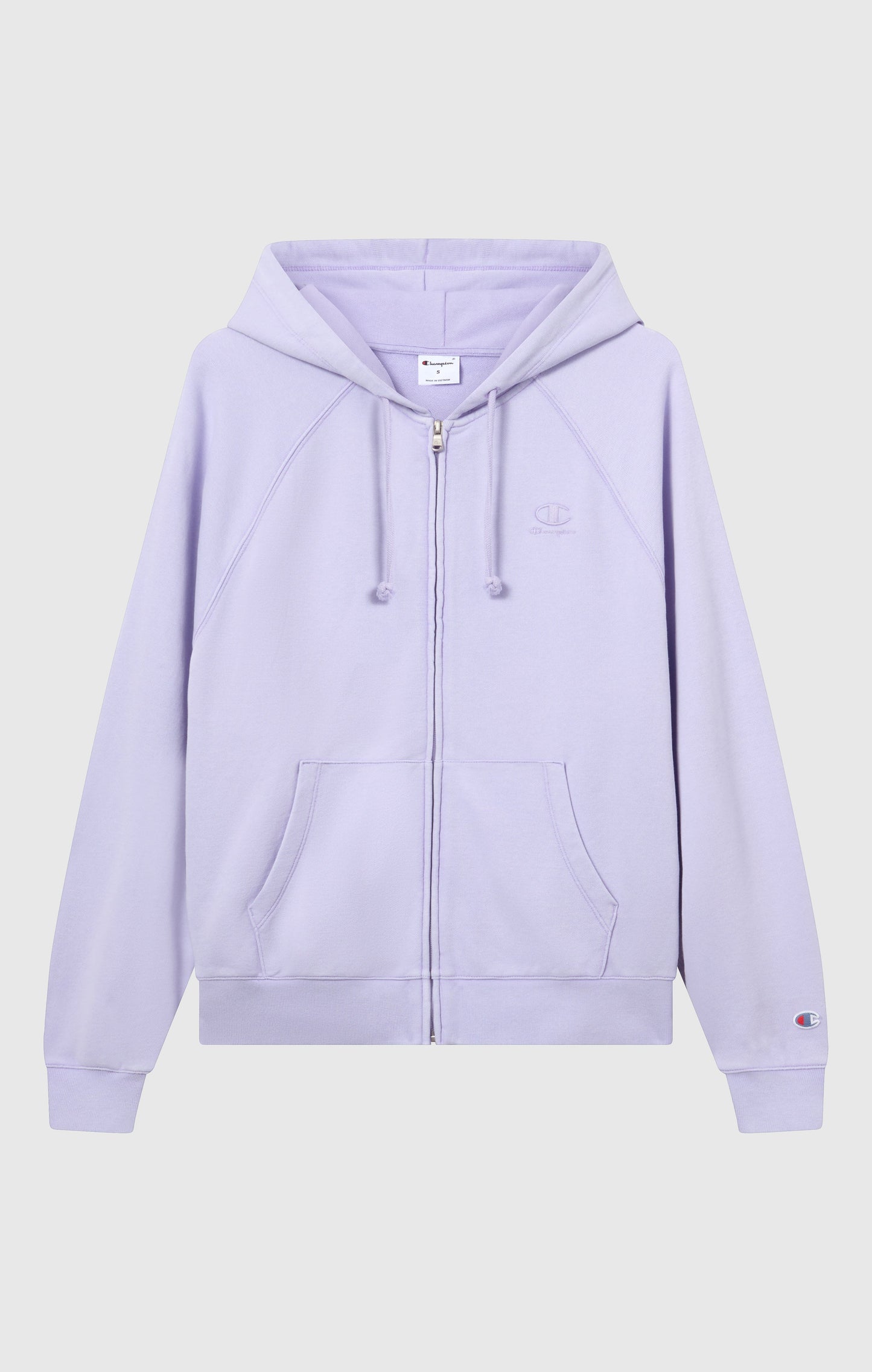 Women's Washed Effect Full Zip Hoodie Icons