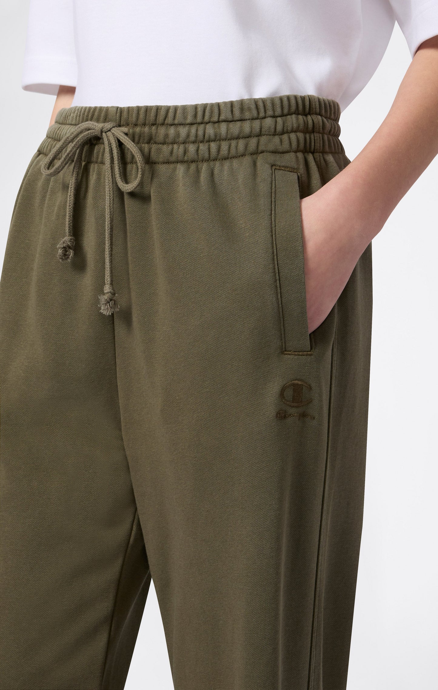 Damen Hose mit weitem Bein und Washed-Effekt-Icons