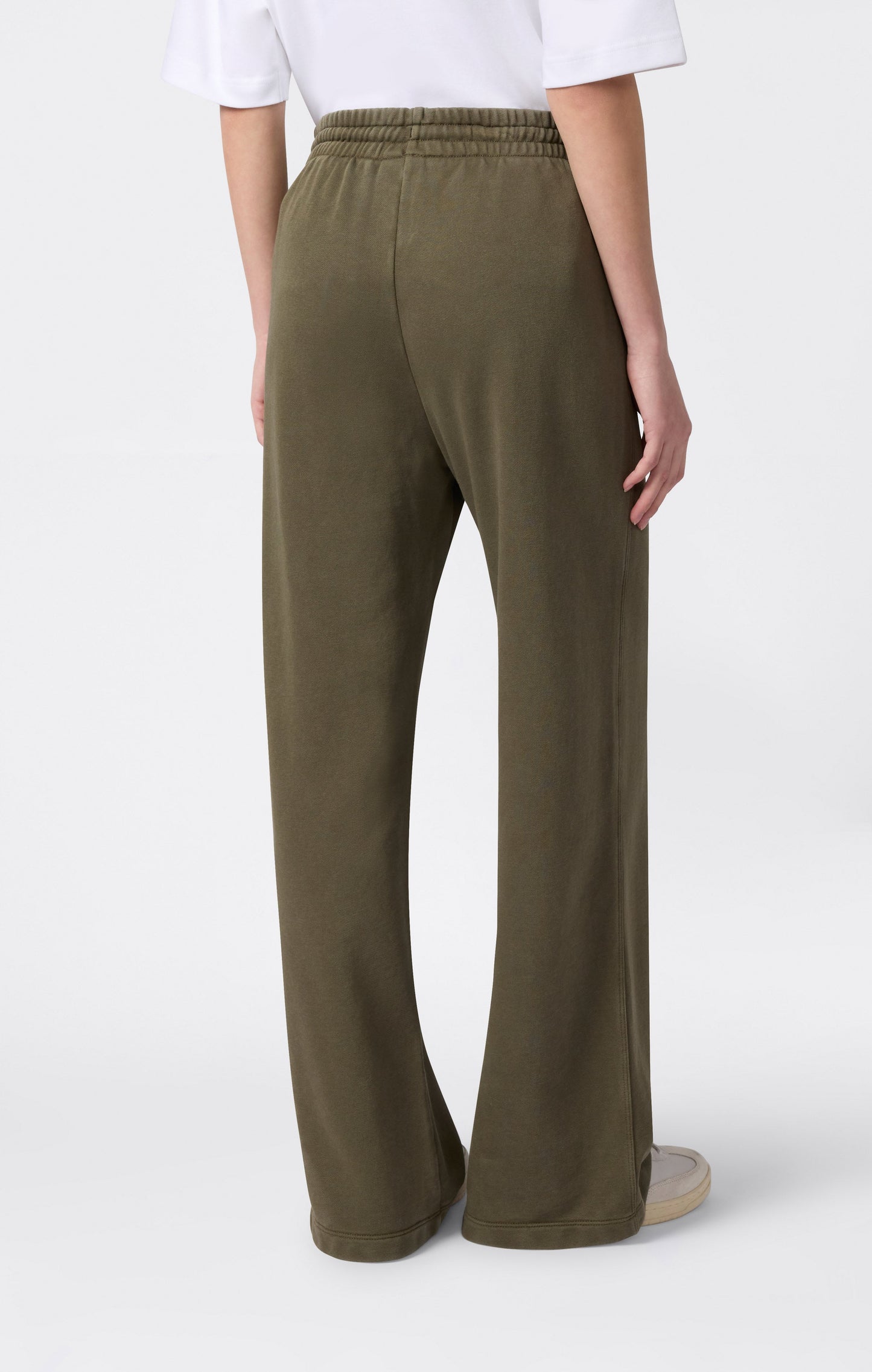 Damen Hose mit weitem Bein und Washed-Effekt-Icons