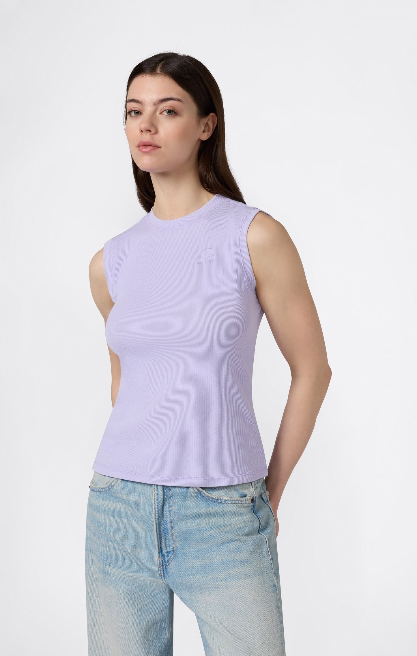 Damen-Tanktop-Icons mit verwaschenem Effekt