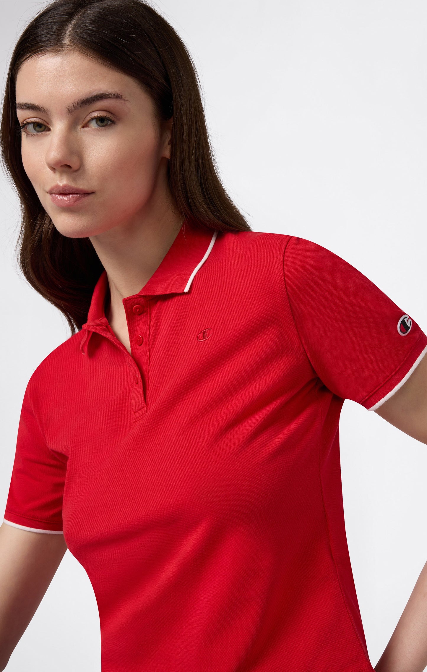 Women's Cropped Polo Shirt