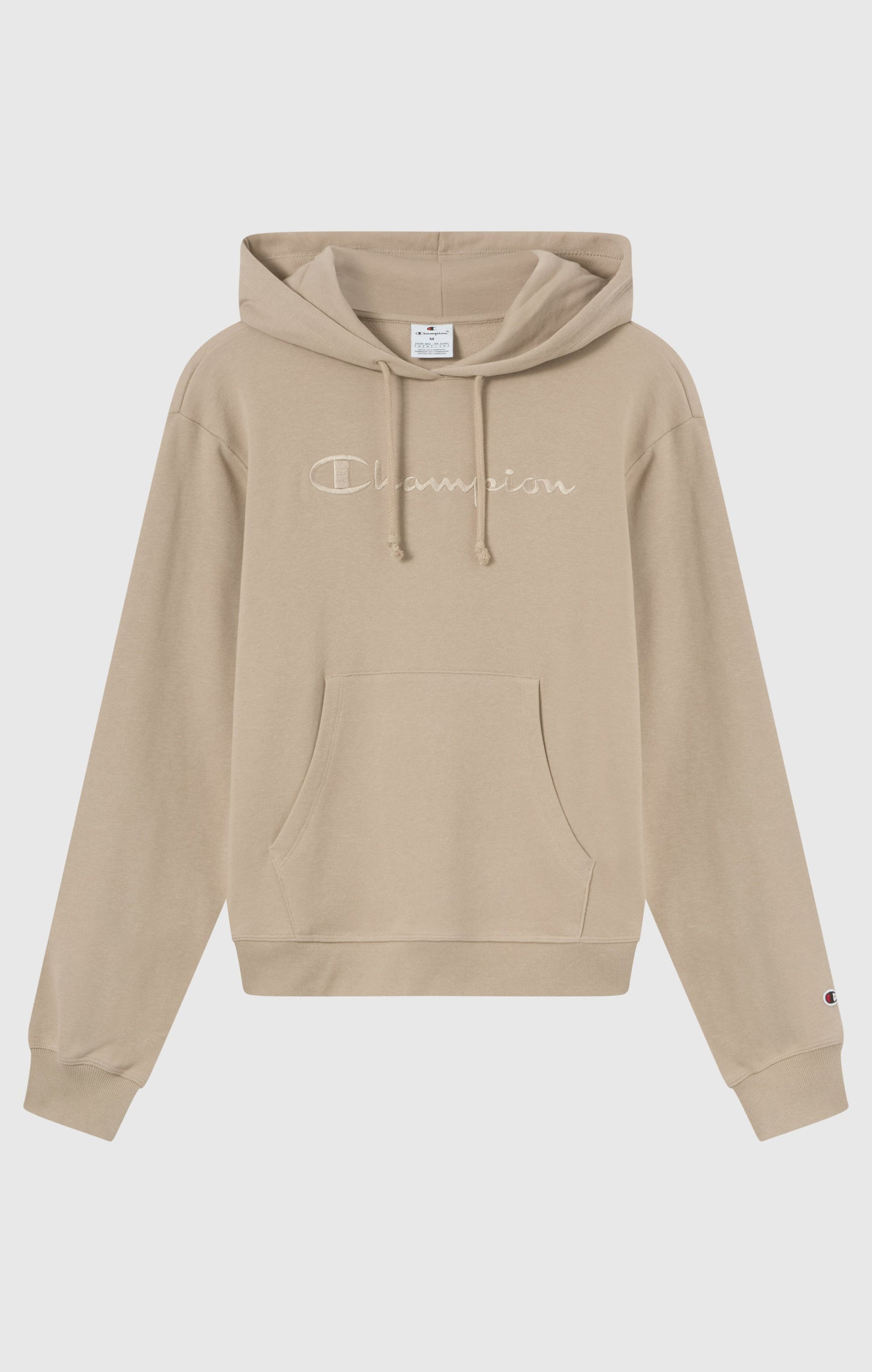 Women's Lightweight Hooded Sweatshirt with Tonal Embroidered Maxi Logo Icons