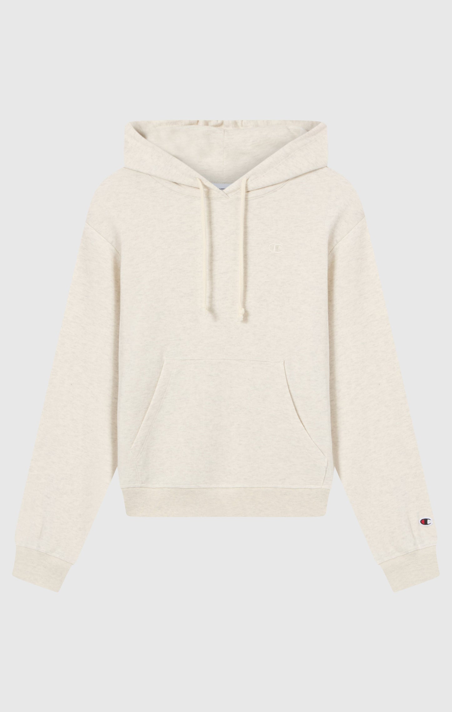 Women's Lightweight Hooded Sweatshirt with Tonal Embroidered C Logo Icons