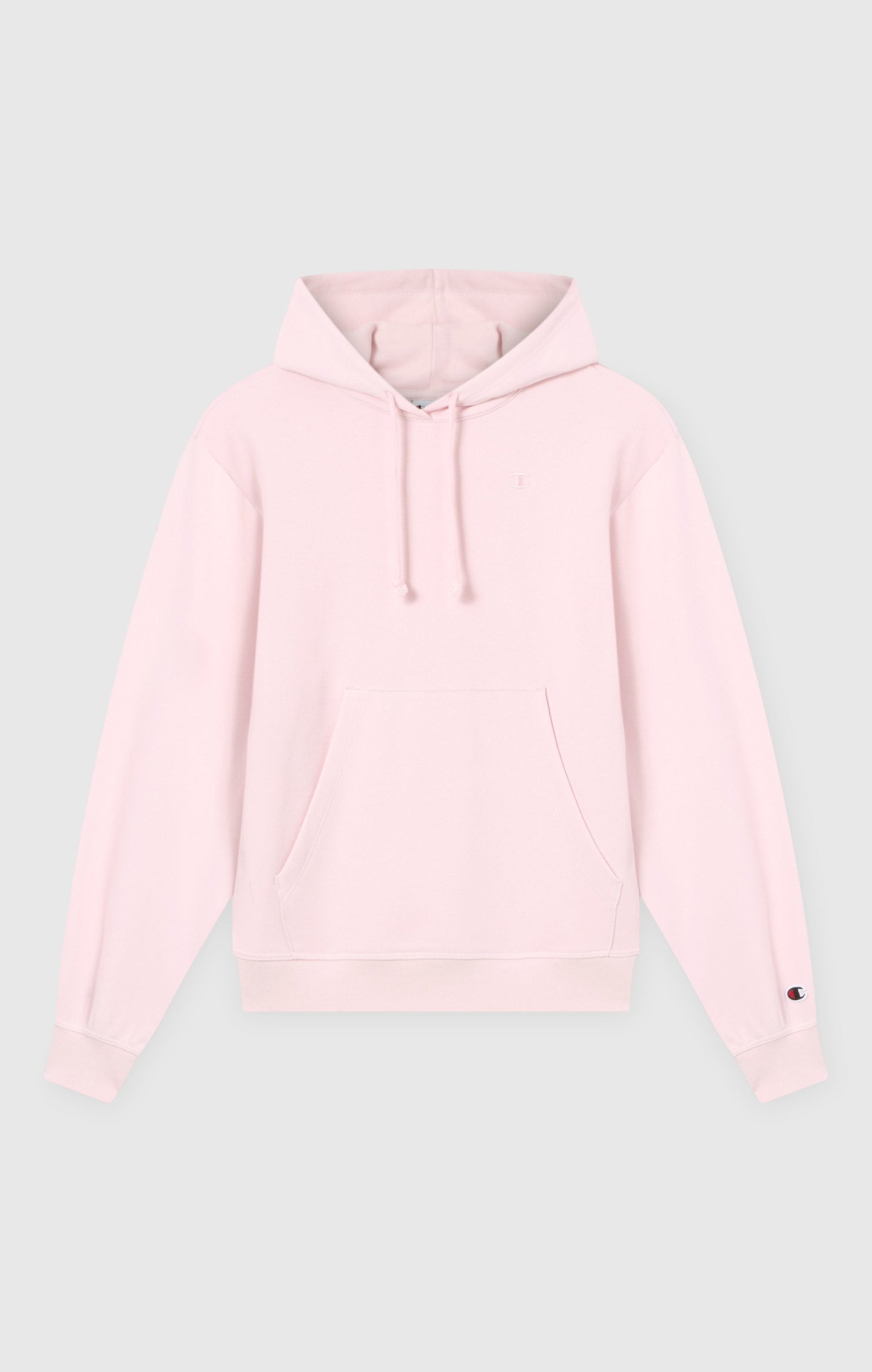 Women's Lightweight Hooded Sweatshirt with Tonal Embroidered C Logo Icons