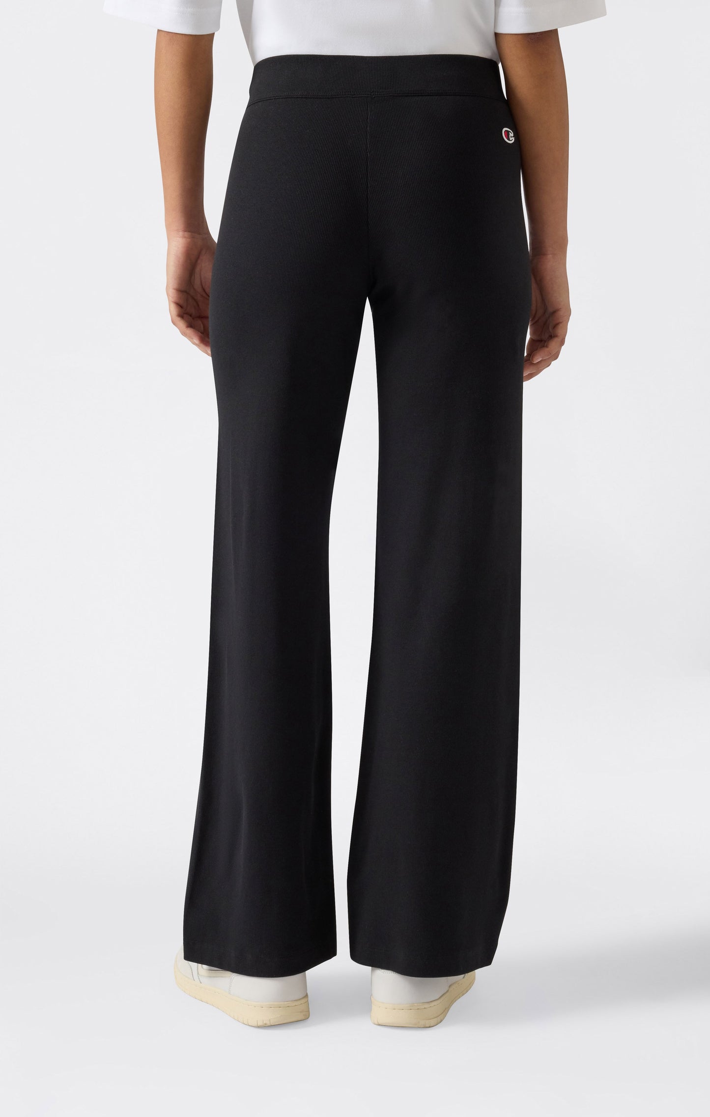 Damen Leichte Gerippte Hose mit Weitem Bein Icons