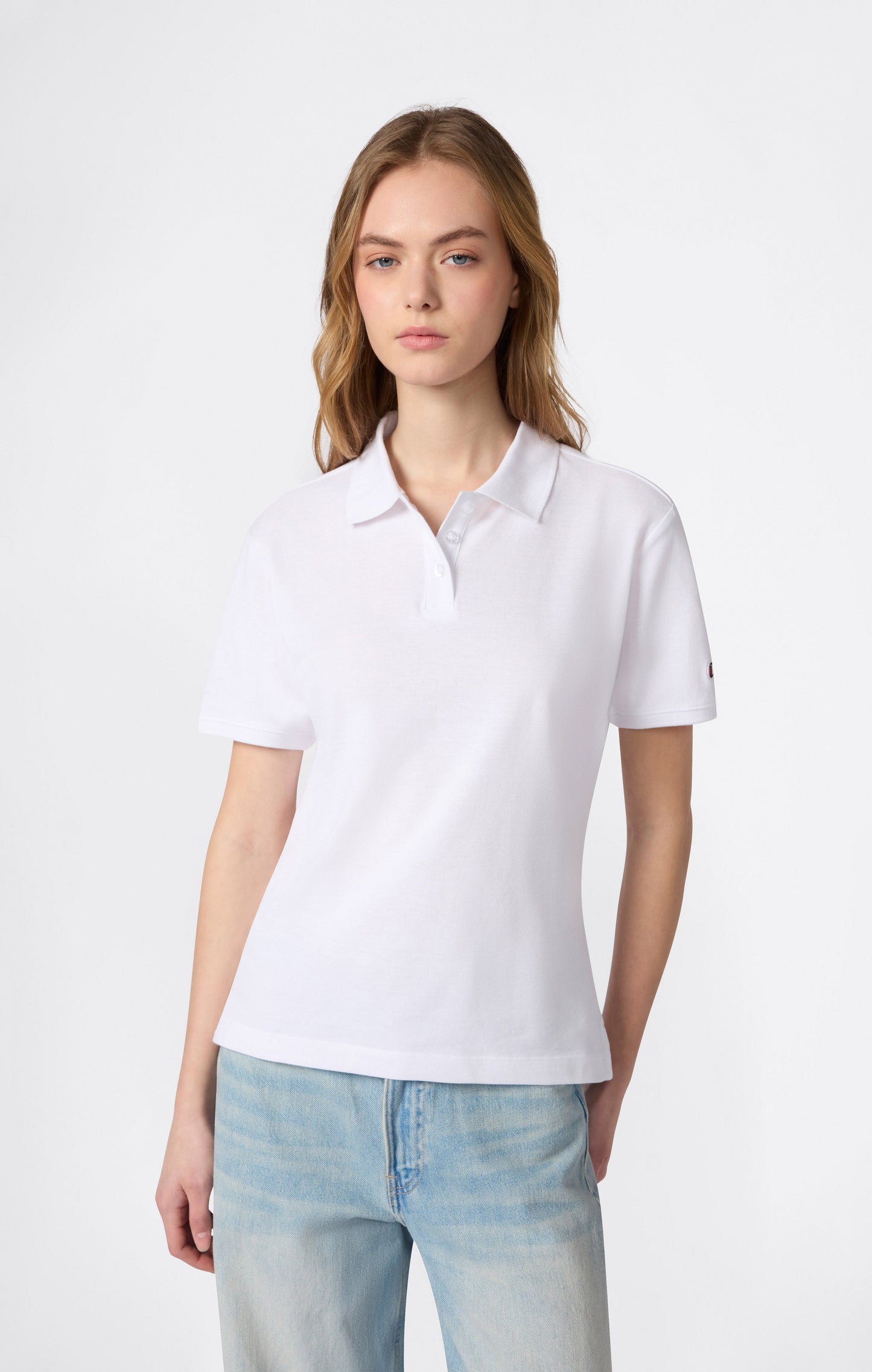 Damen Slim Fit Baumwoll-Piqué Polo Icons