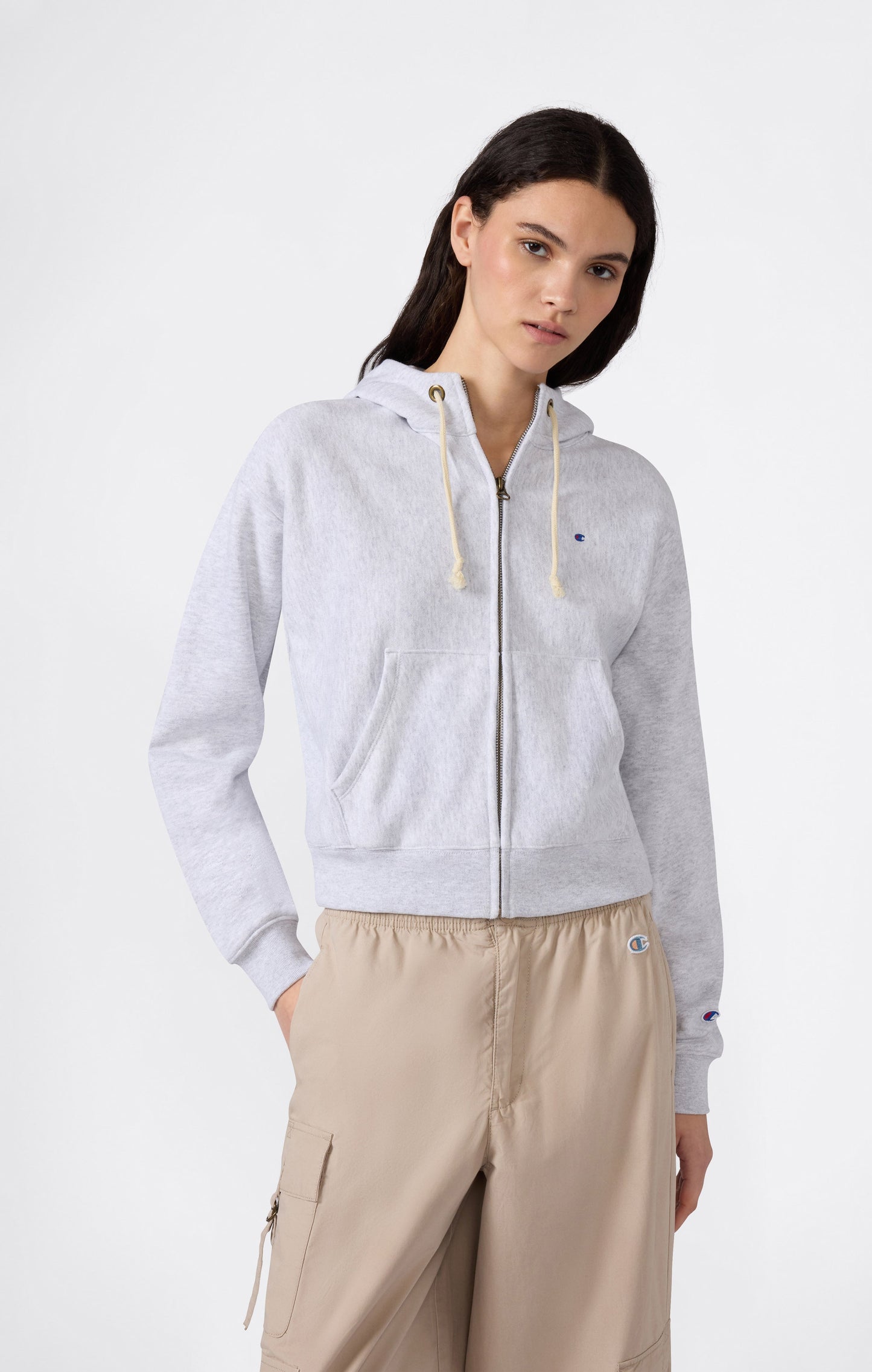 Women's Lightweight Reverse Weave Full Zip Hoodie