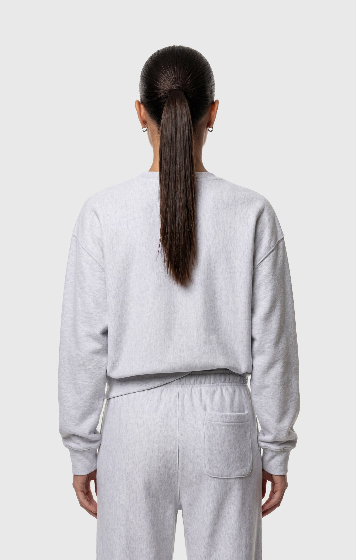 Women's Lightweight Reverse Weave V-Neck Sweatshirt