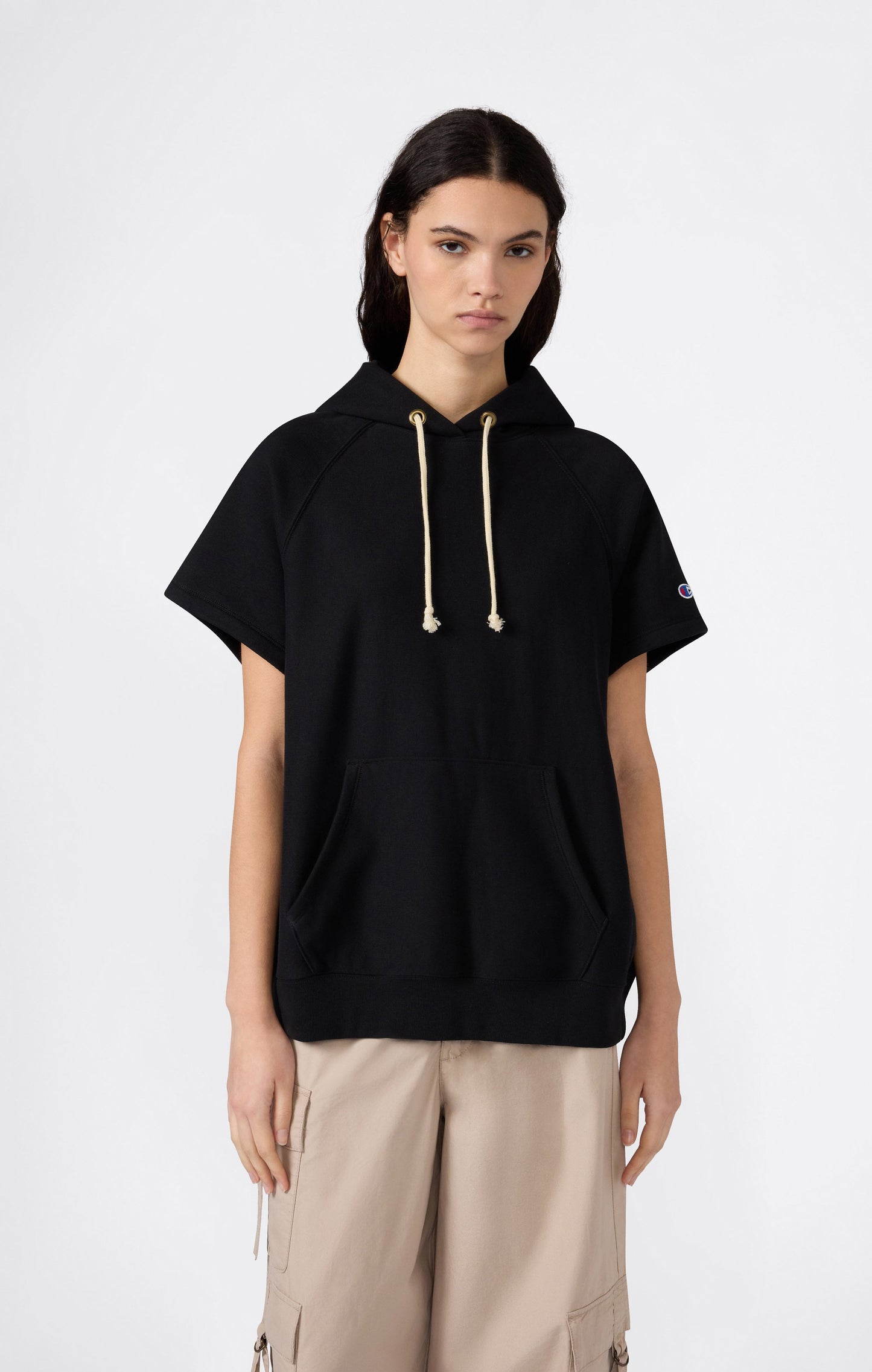 Women's Lightweight Reverse Weave Sleeveless Hoodie