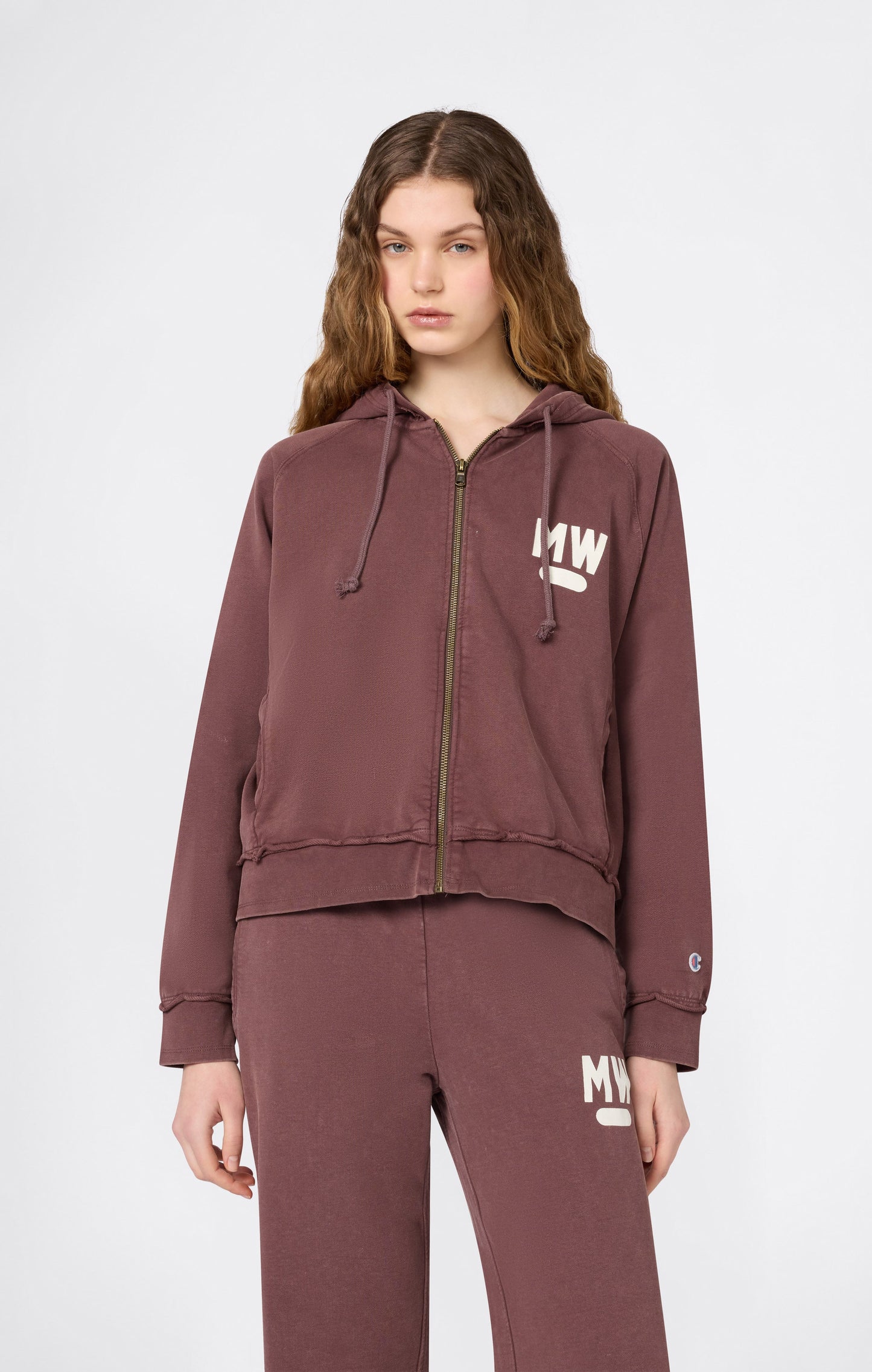 Women's East West Hooded Full Zip Sweatshirt