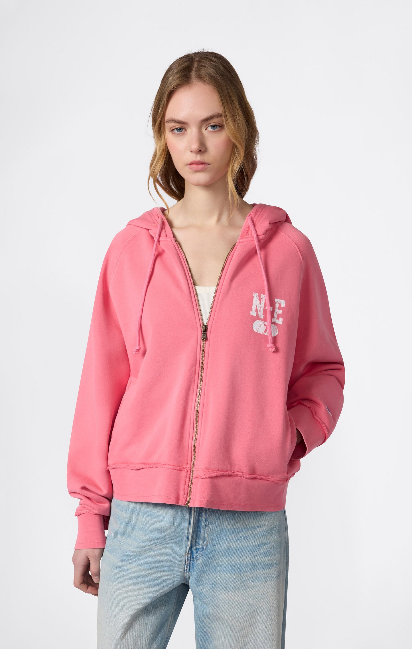 Women's East West Hooded Full Zip Sweatshirt