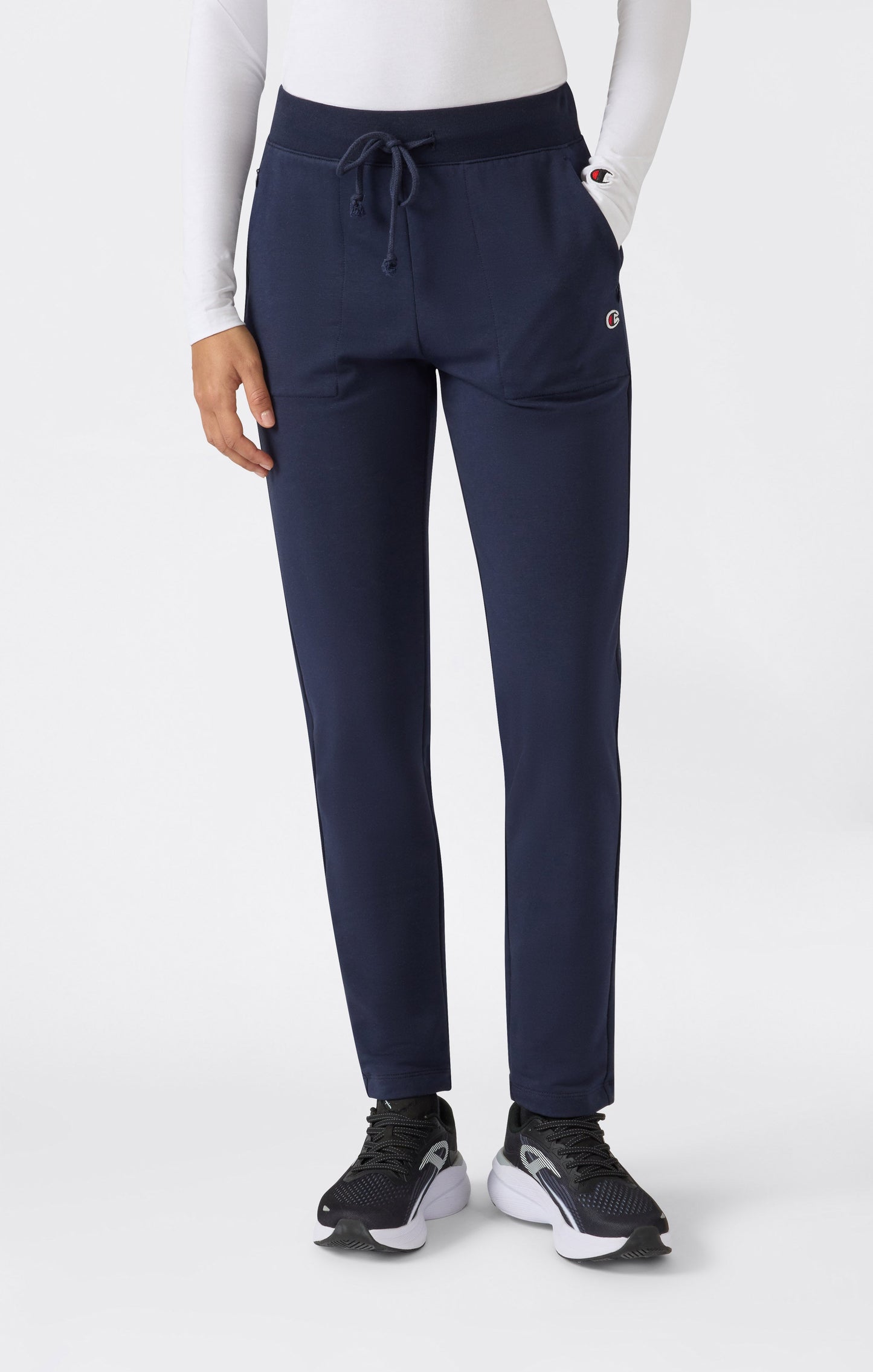 Damen leichte Slim-Fleece-Jogginghose Symbole