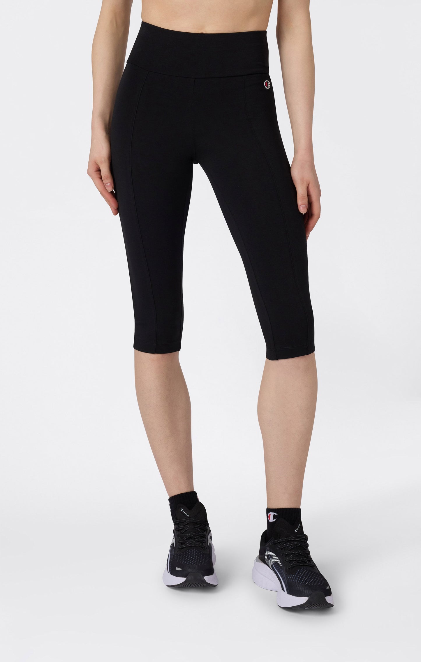 Damen 3/4 Stretch-Baumwoll-Leggings Icons