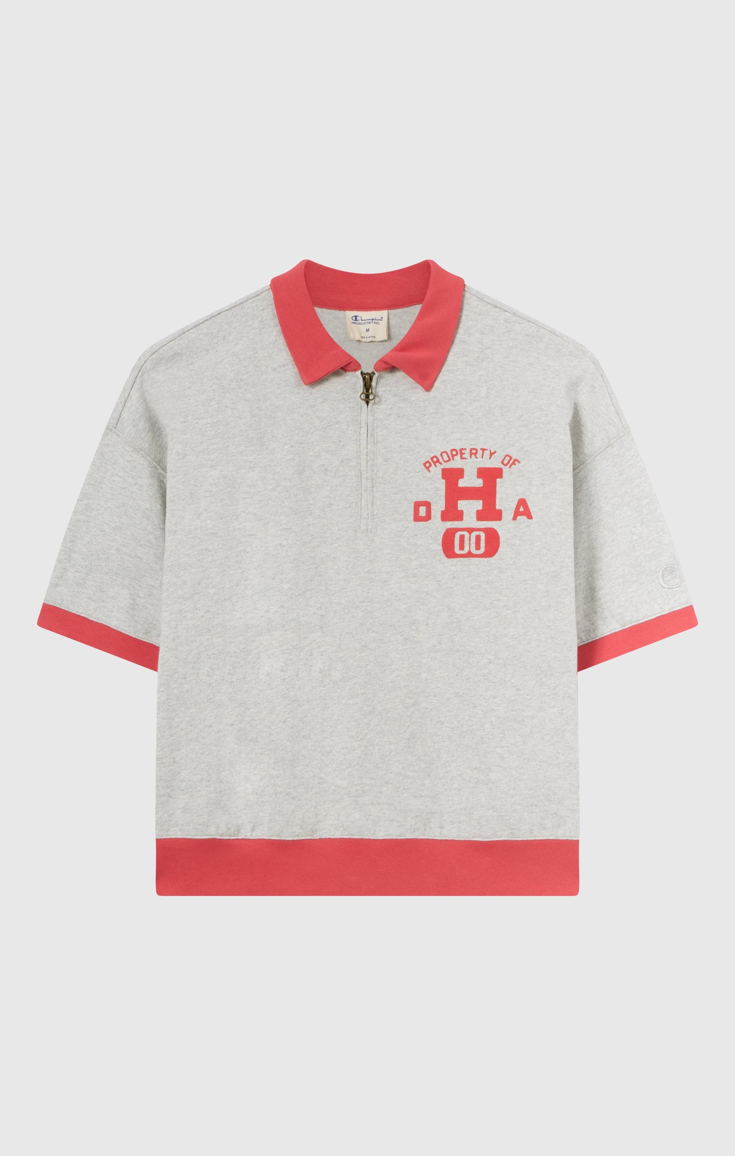 Damen Half Zip Polo T-Shirt Time Capsule