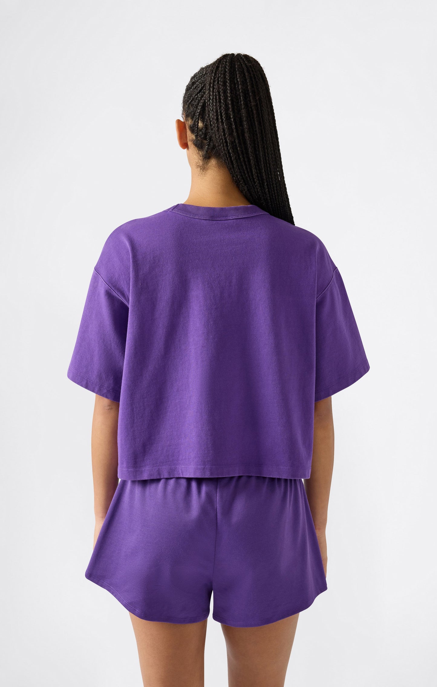 Women's Cropped Crewneck T-Shirt Time Capsule