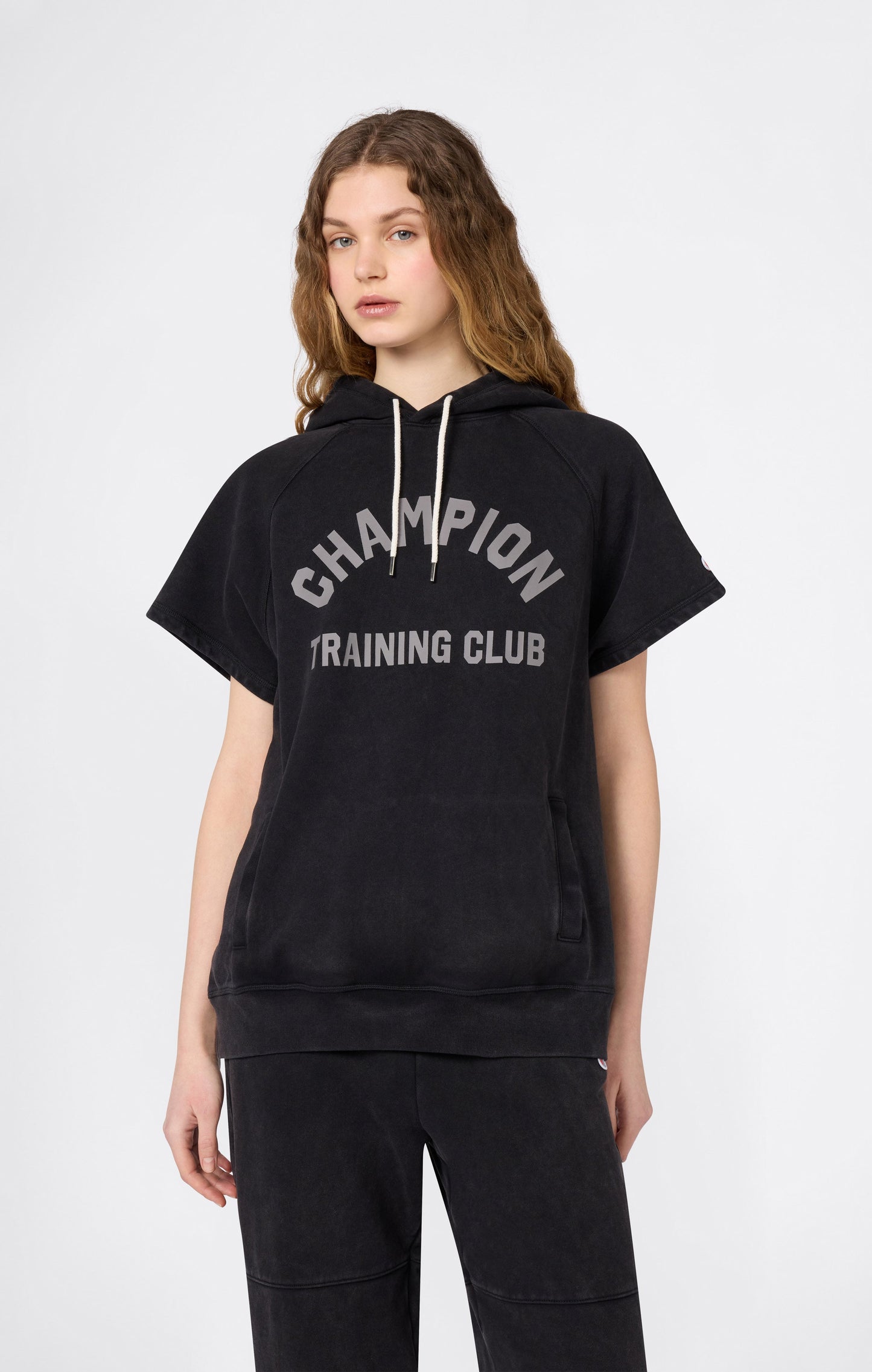 Ärmelloser Kapuzenpullover im Box-Stil für Damen