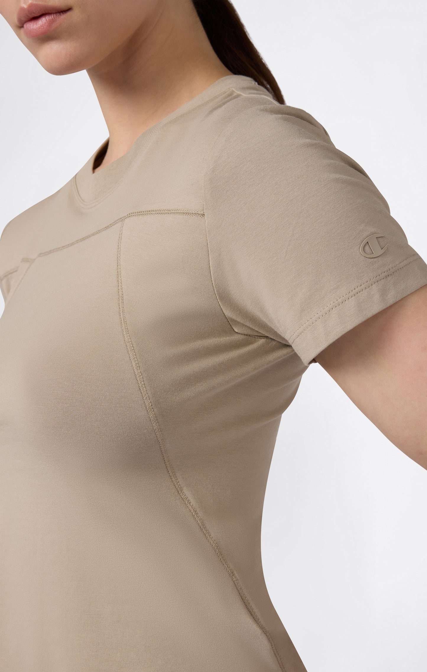 Damen C-Tech Rundhals Sport-T-Shirt