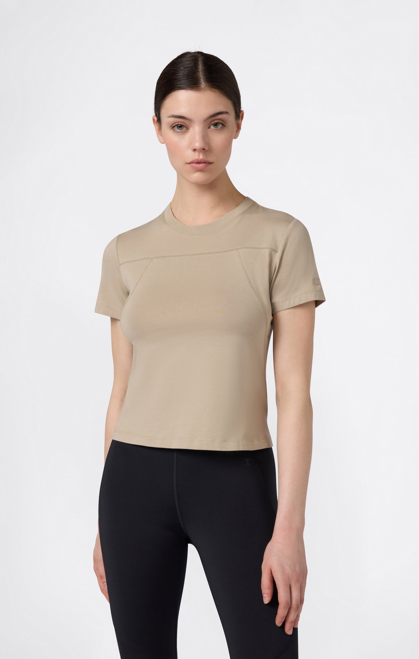 Damen C-Tech Rundhals Sport-T-Shirt