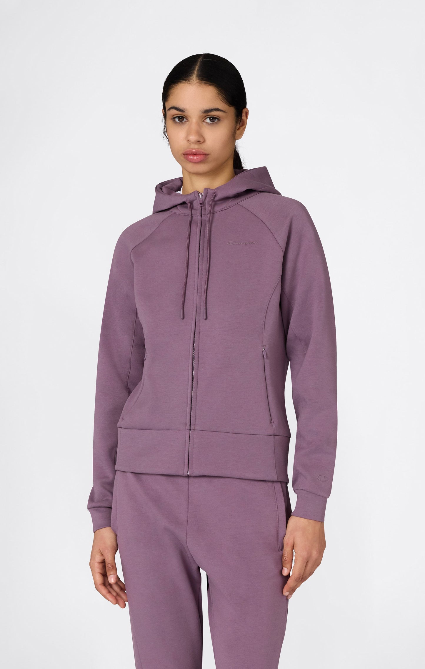 Women's Full Zip Interlock Hoodie