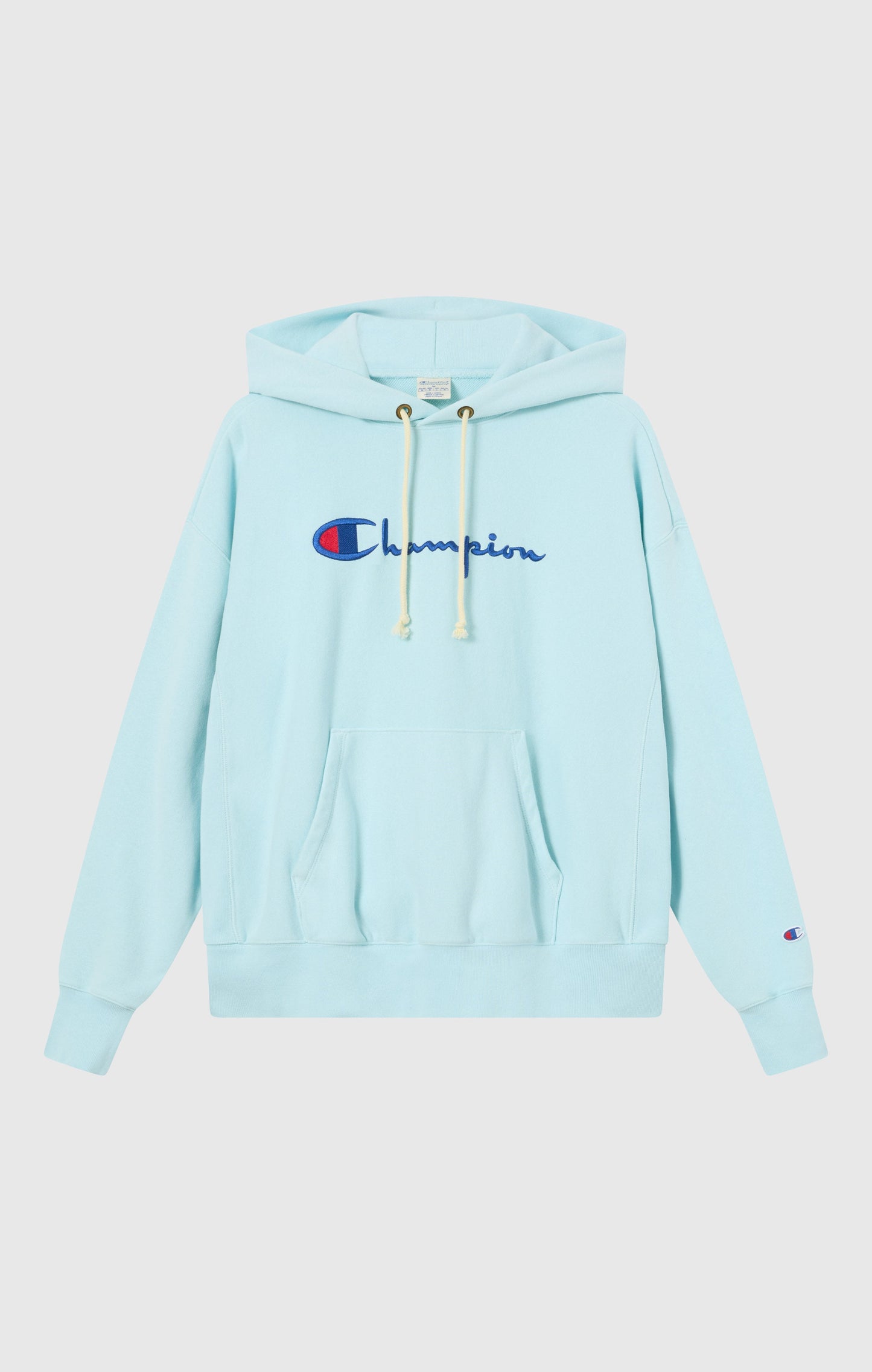 Women's Lightweight Reverse Weave Hoodie with Embroidered Logo