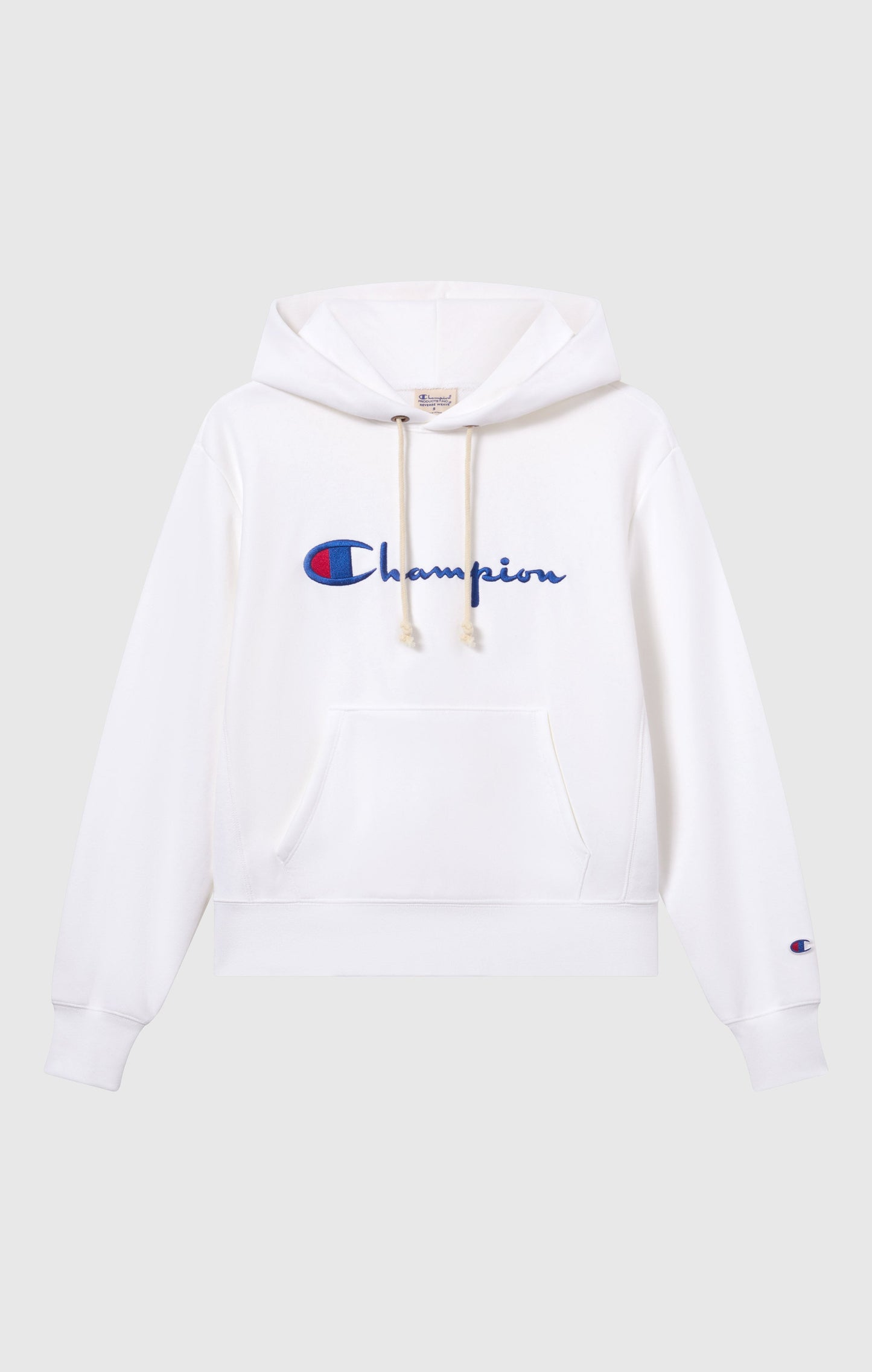 Women's Lightweight Reverse Weave Hoodie with Embroidered Logo