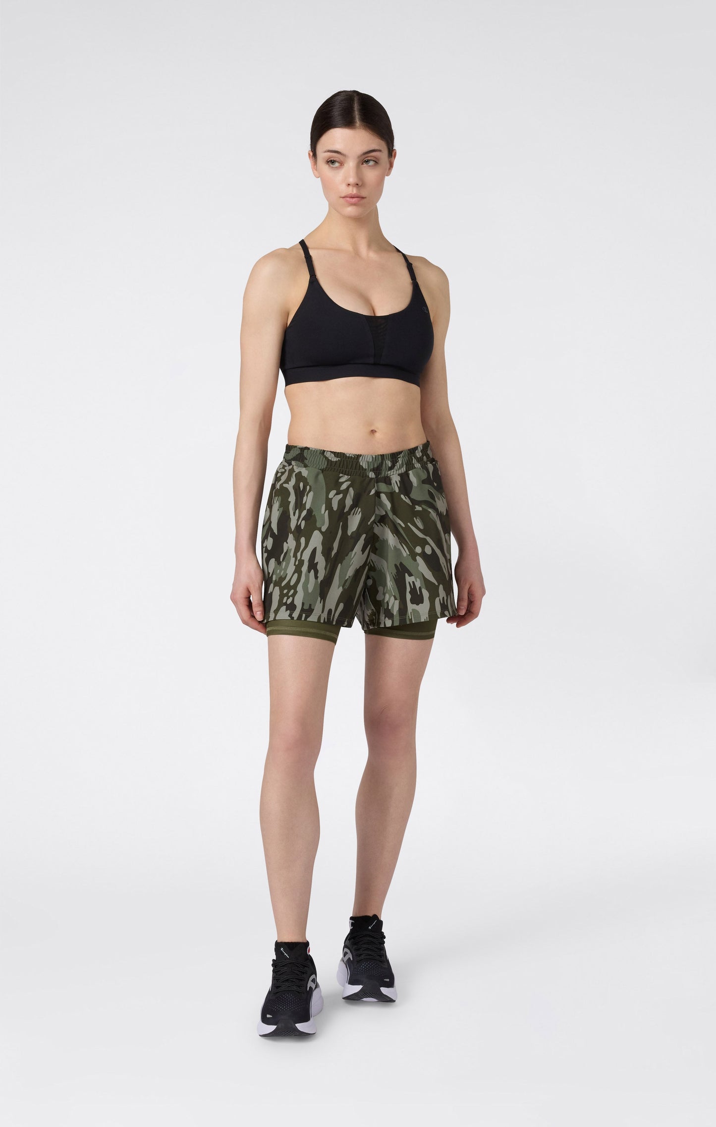 Women's 3 2-in-1 Compression Shorts Combat