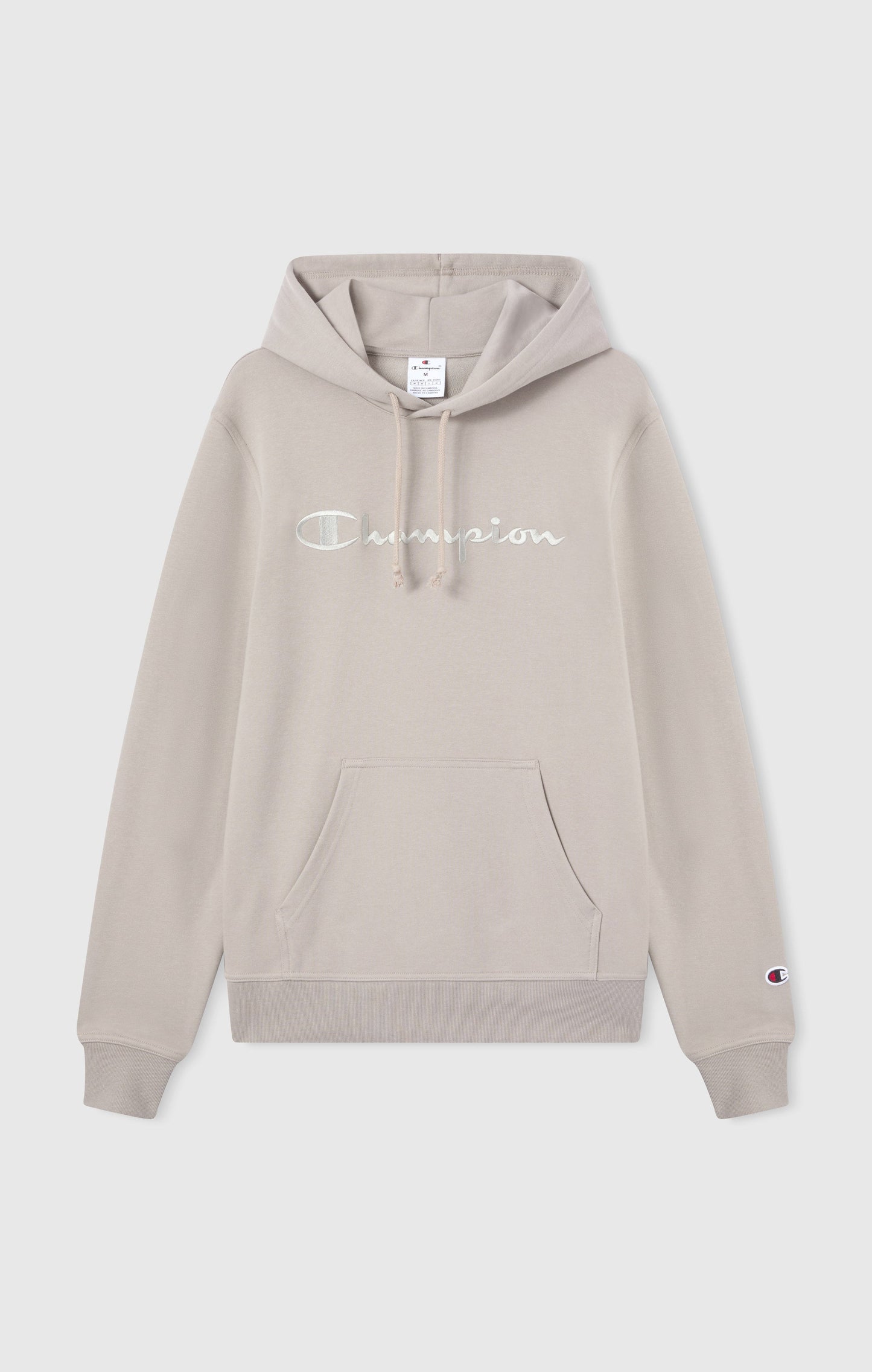 Men's Lightweight Hoodie with Embroidered Logo Icons