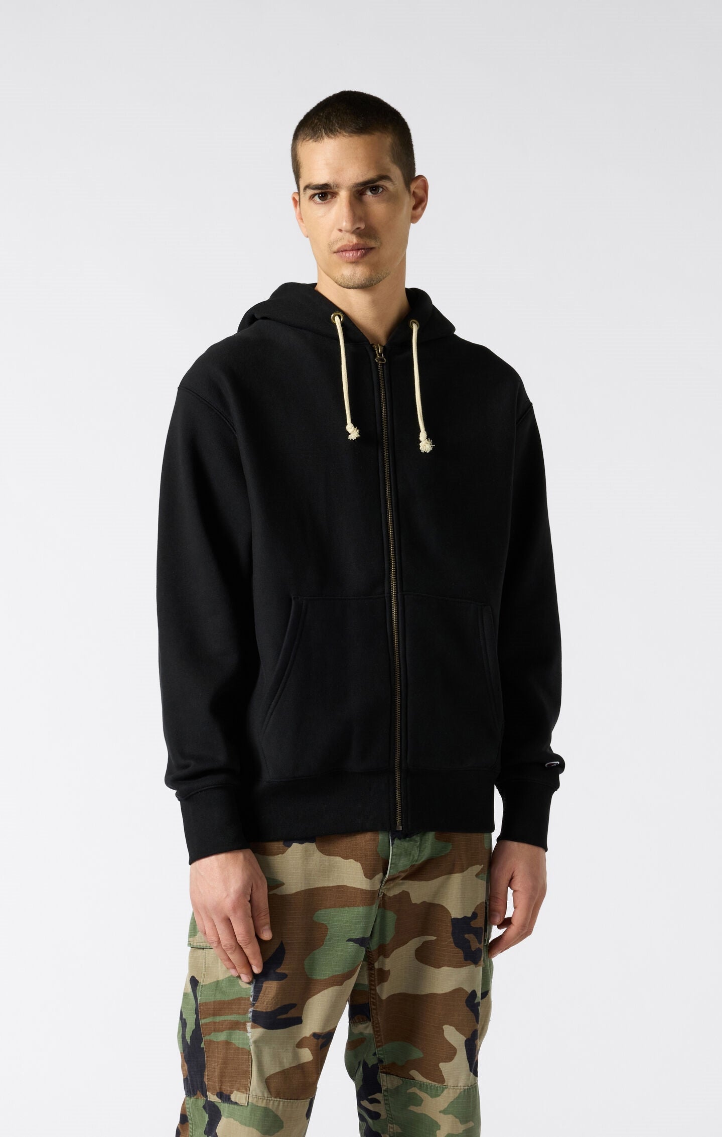 Reverse Weave Herren Fleece Kapuzenjacke mit Reißverschluss