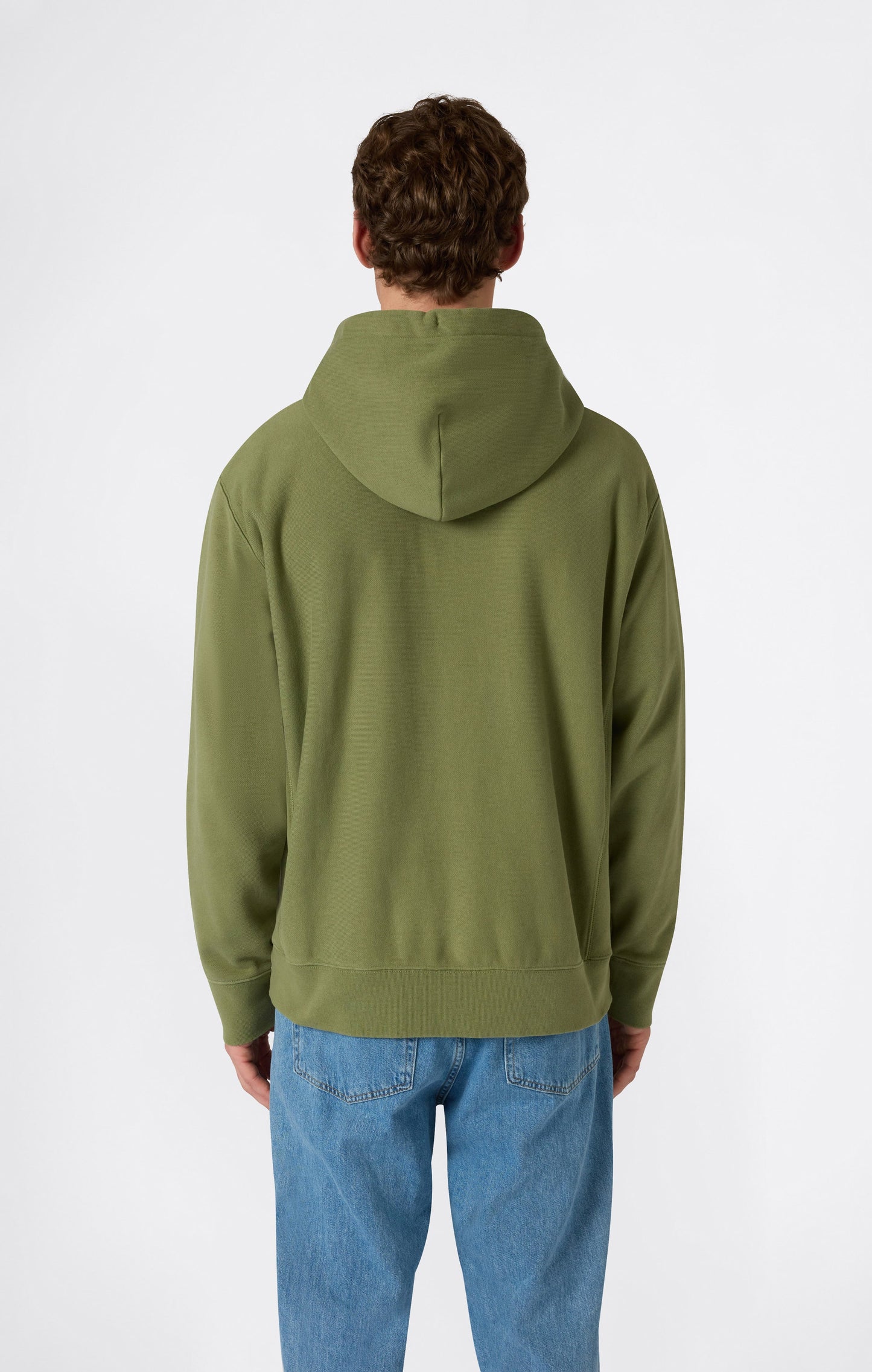 Reverse Weave Men's Loose Fit Hoodie