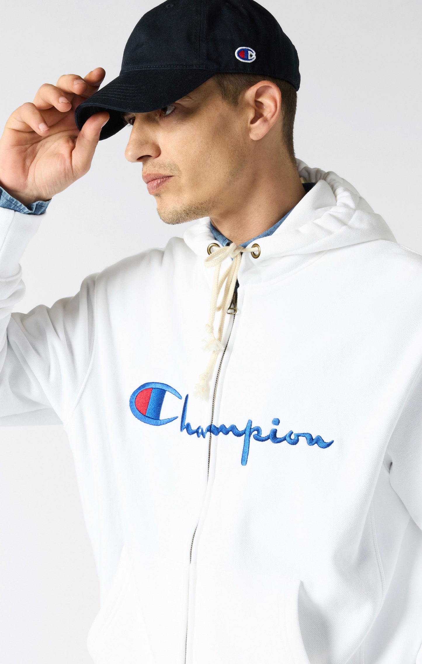 REVERSE WEAVE Men's Full Zip Hoodie Sweatshirt