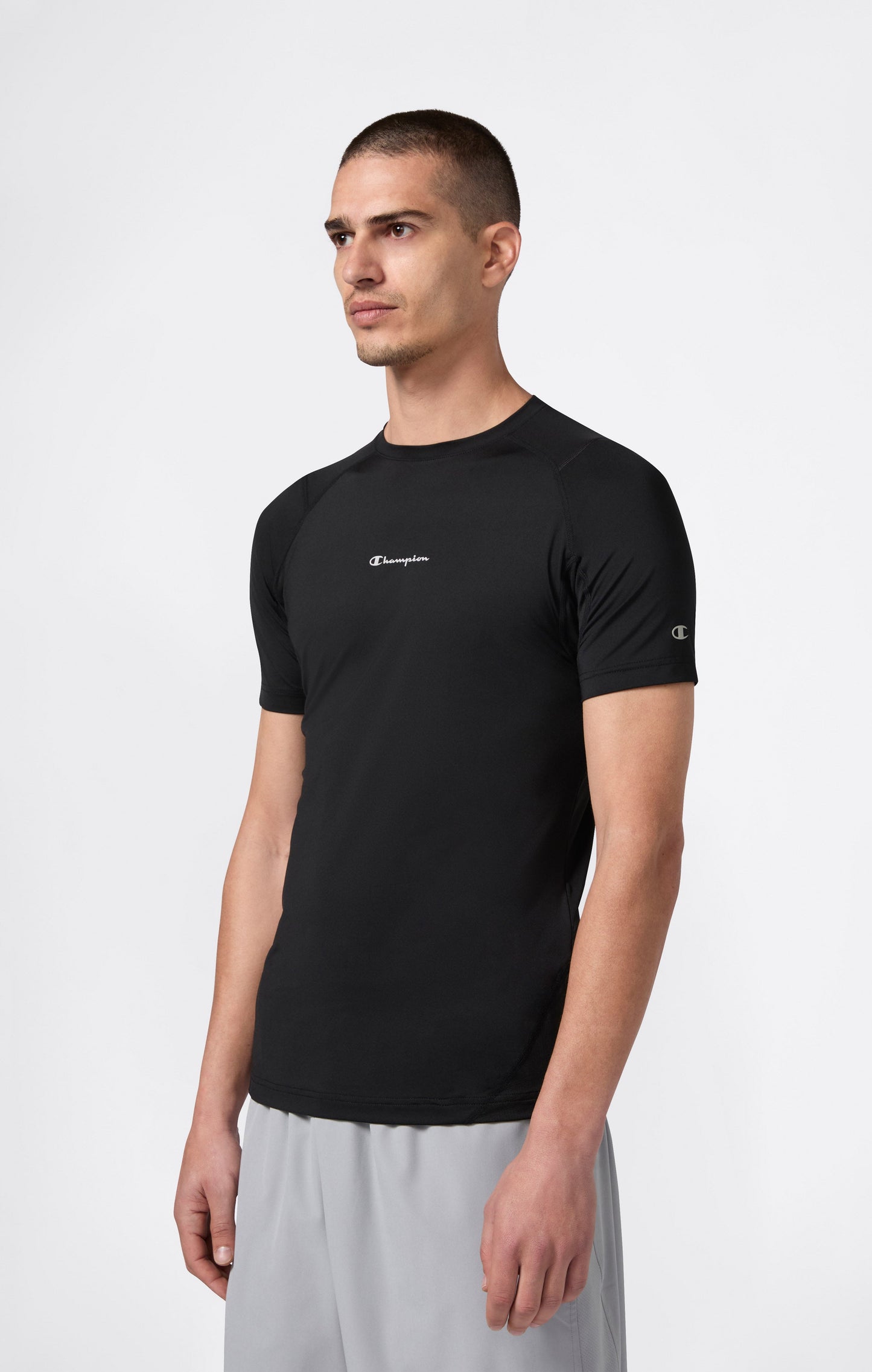 Herren schnelltrocknendes atmungsaktives T-Shirt mit Rückenpanel