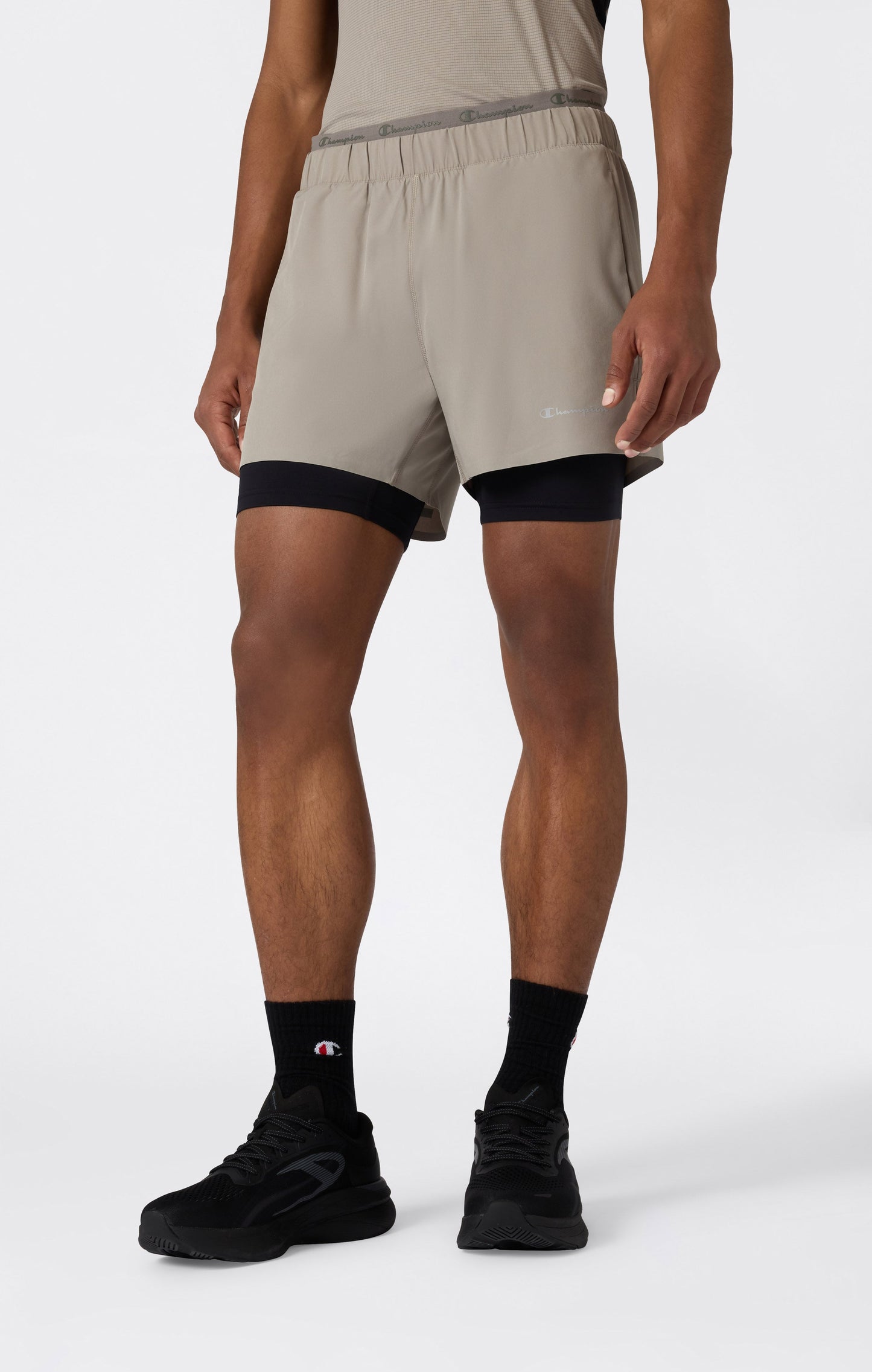 Men's 2 in 1 Lightweight Quick Dry Shorts