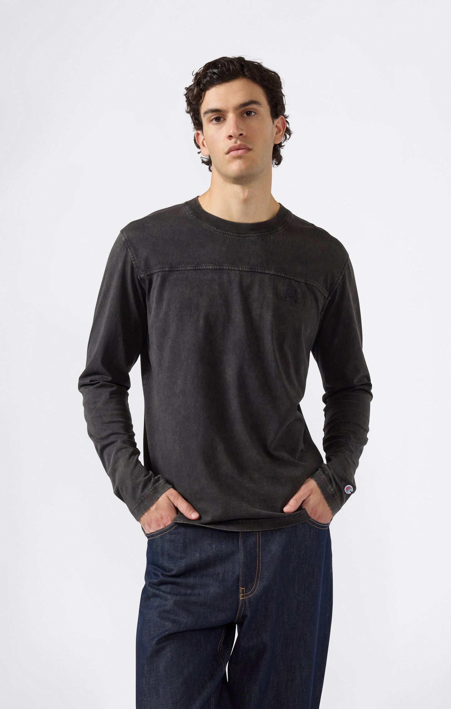 Men's Washed Long Sleeve T-Shirt Icons