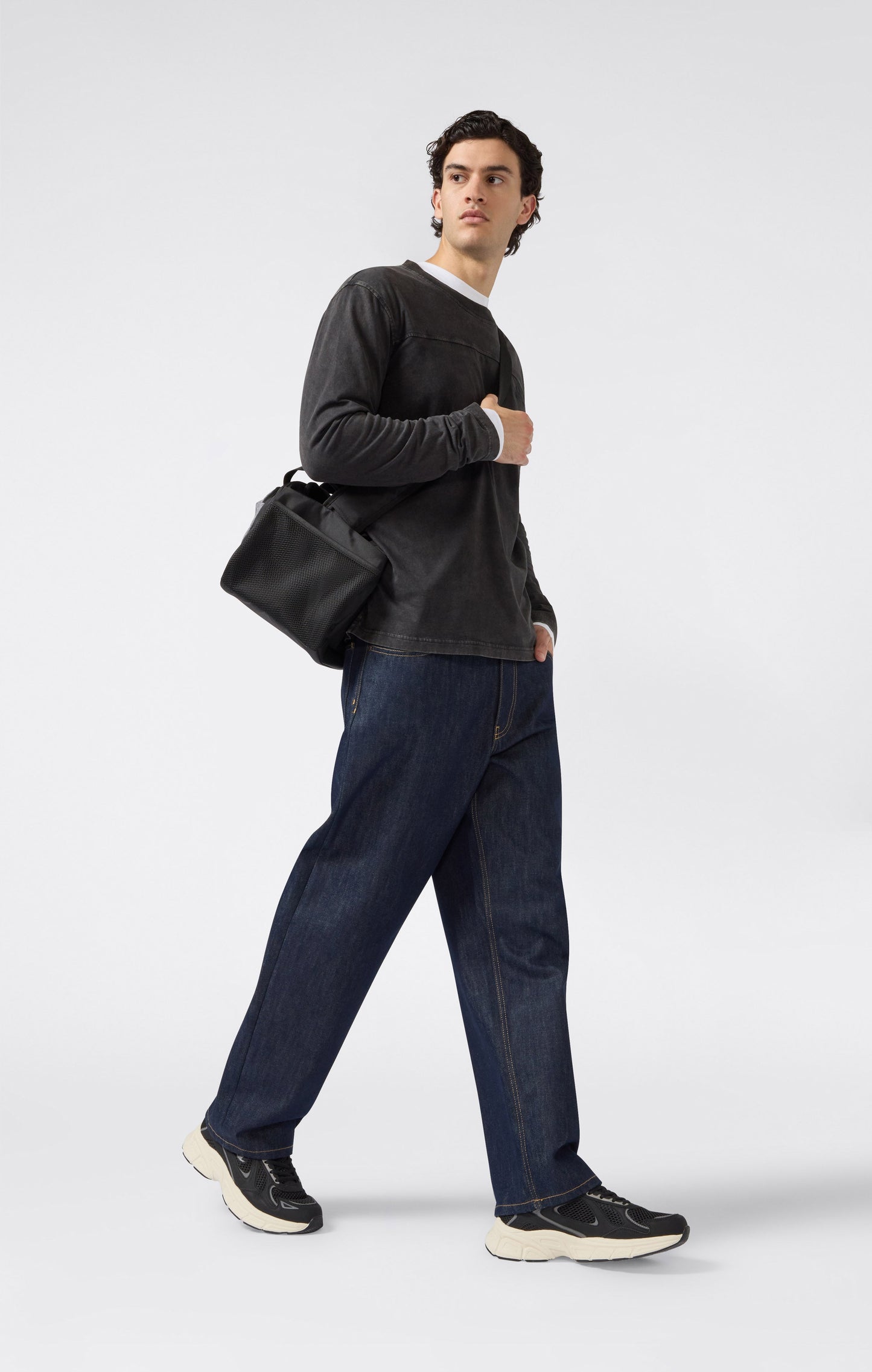 Men's Washed Long Sleeve T-Shirt Icons