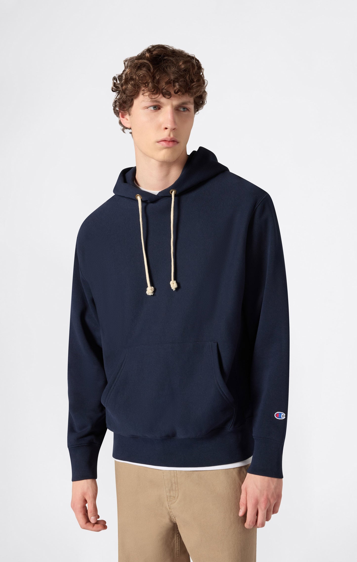 Men's Lightweight Hooded Sweatshirt Reverse Weave