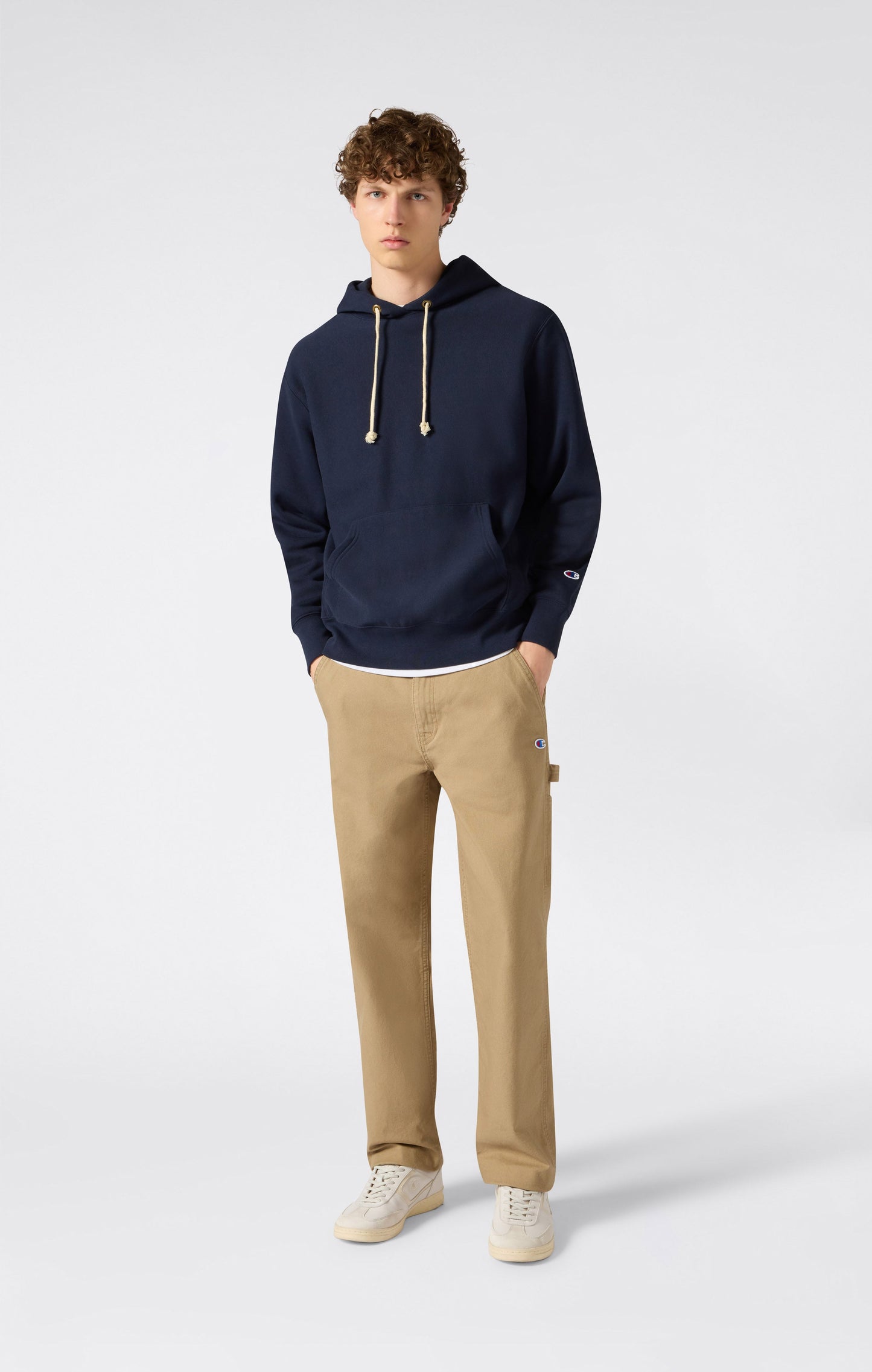 Men's Lightweight Hooded Sweatshirt Reverse Weave