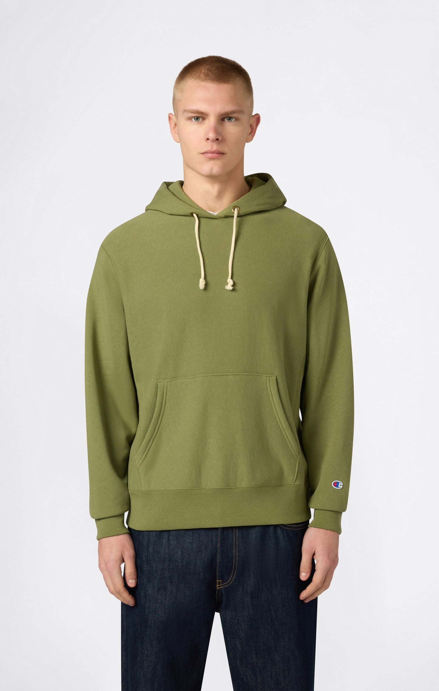 Men's Lightweight Hooded Sweatshirt Reverse Weave